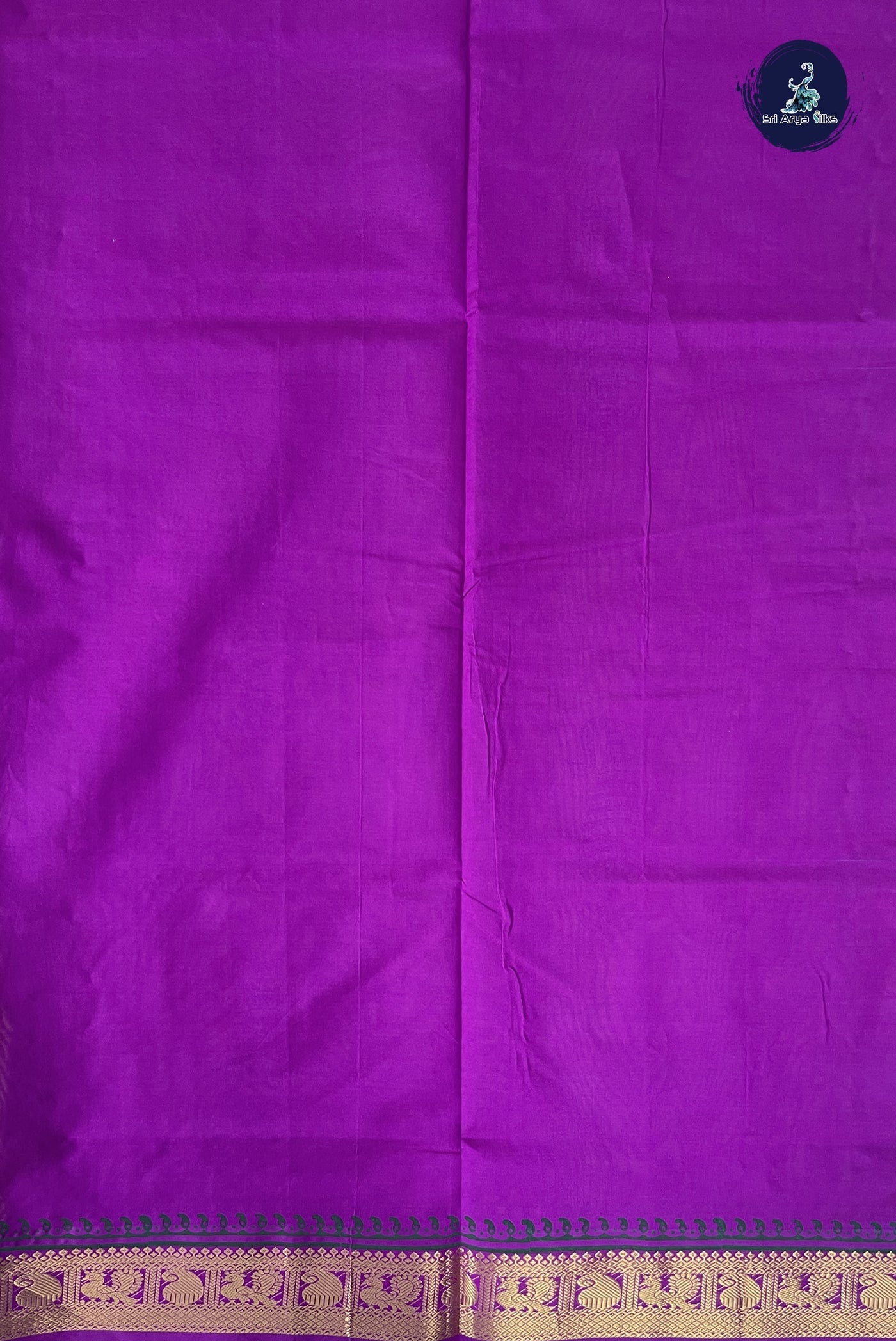 Pastel Shade Kanchi Semi Silk Cotton Saree With Printed Pattern