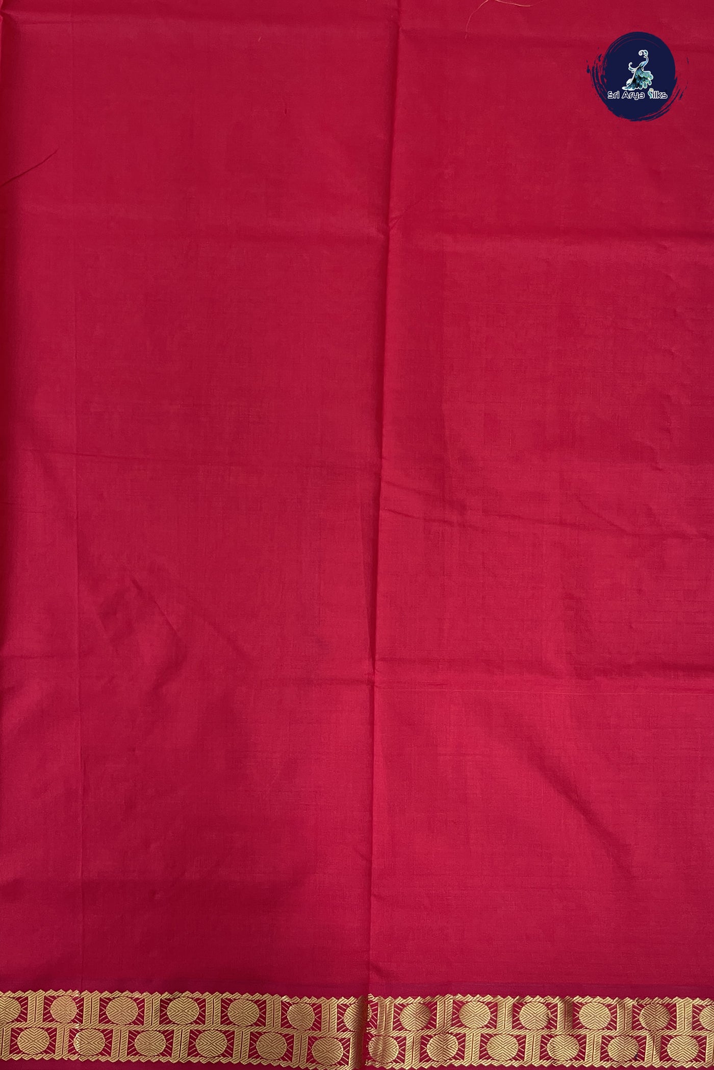 Yellowish Orange Kanchi Semi Silk Cotton Saree With Zari Checked Pattern