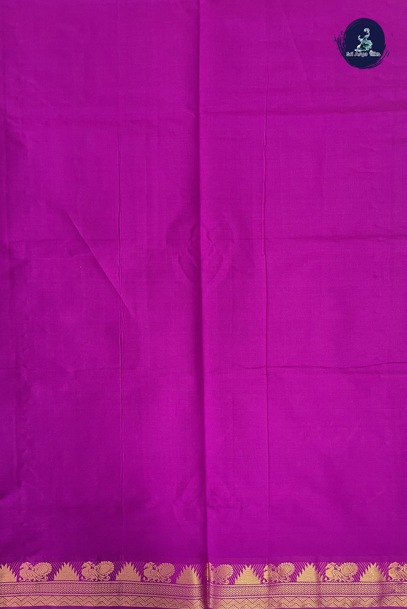 Dual Tone Grey Kanchi Semi Silk Cotton Saree With Plain Pattern