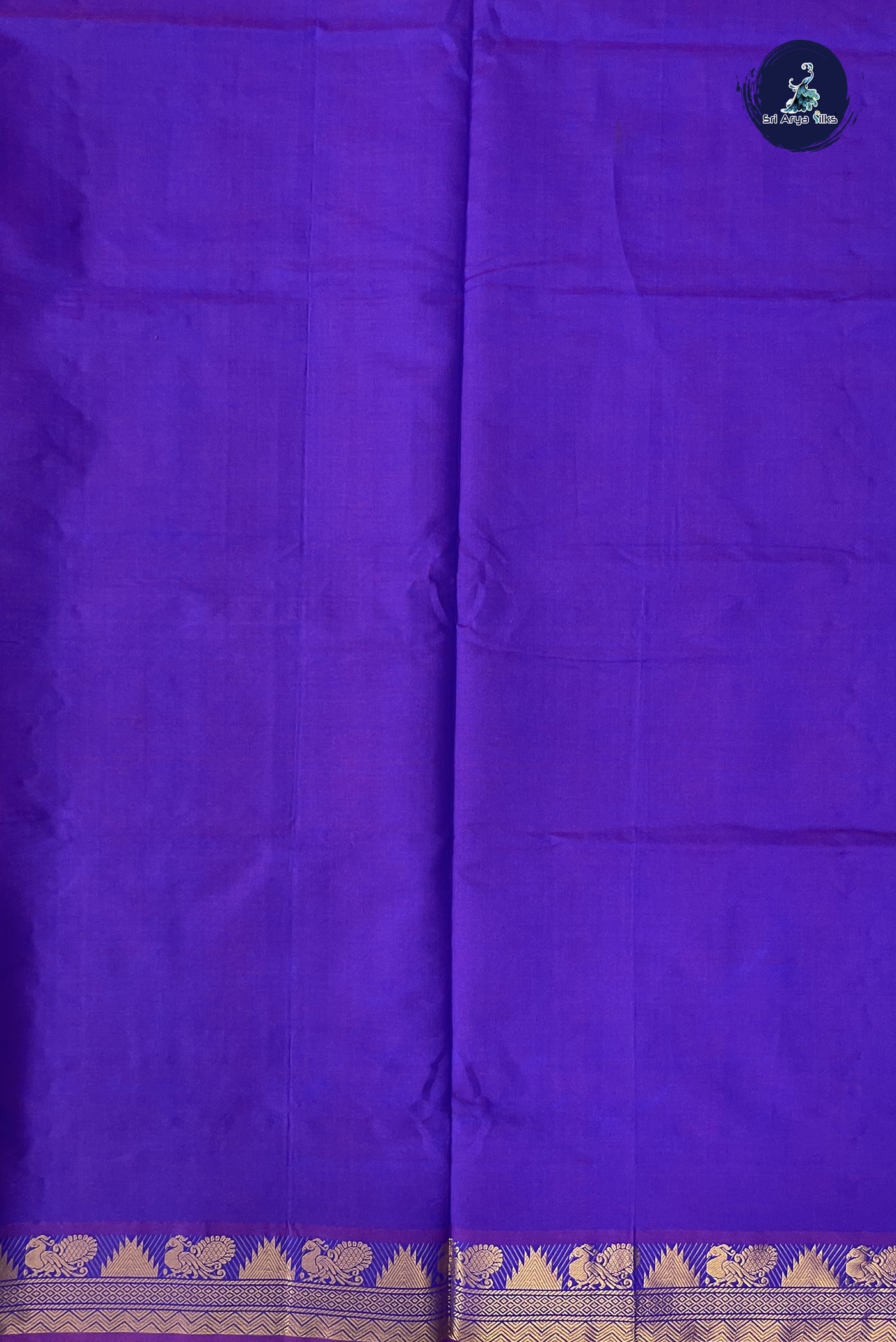 Pink Kanchi Semi Silk Cotton Saree With Plain Pattern