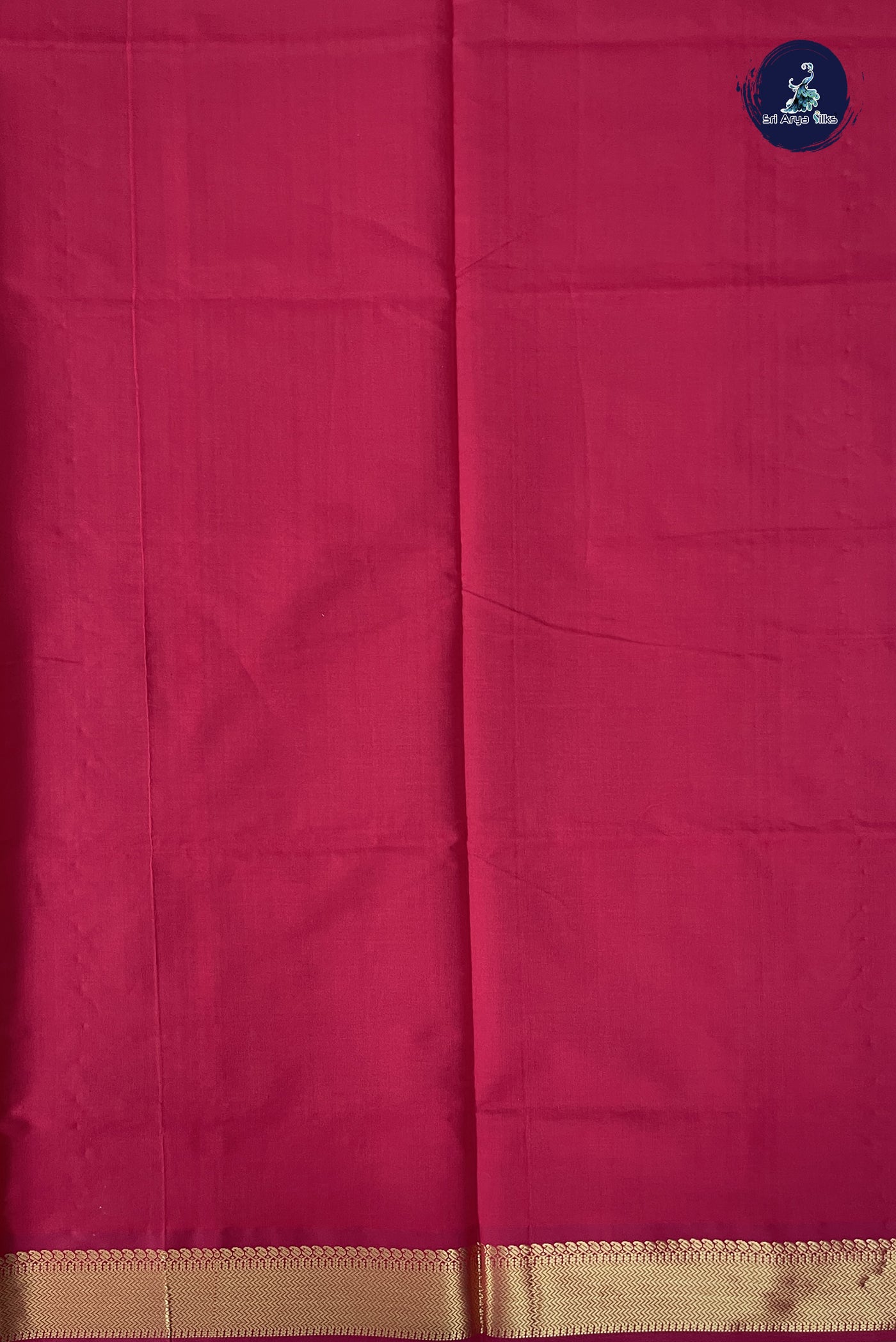 Dual Tone Mehendi Green Kanchi Semi Silk Cotton Saree With Plain Pattern