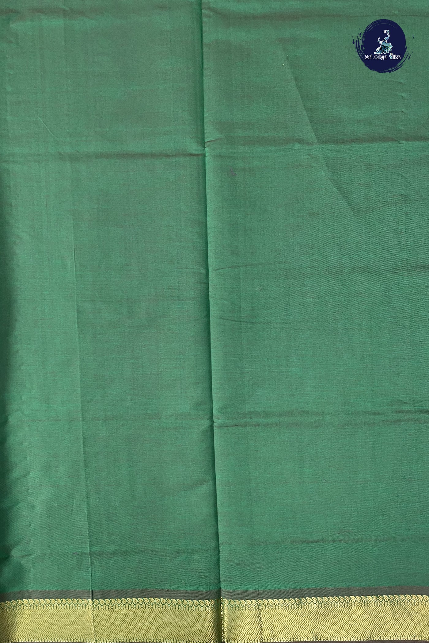 Lavender Kanchi Semi Silk Cotton Saree With Plain Pattern