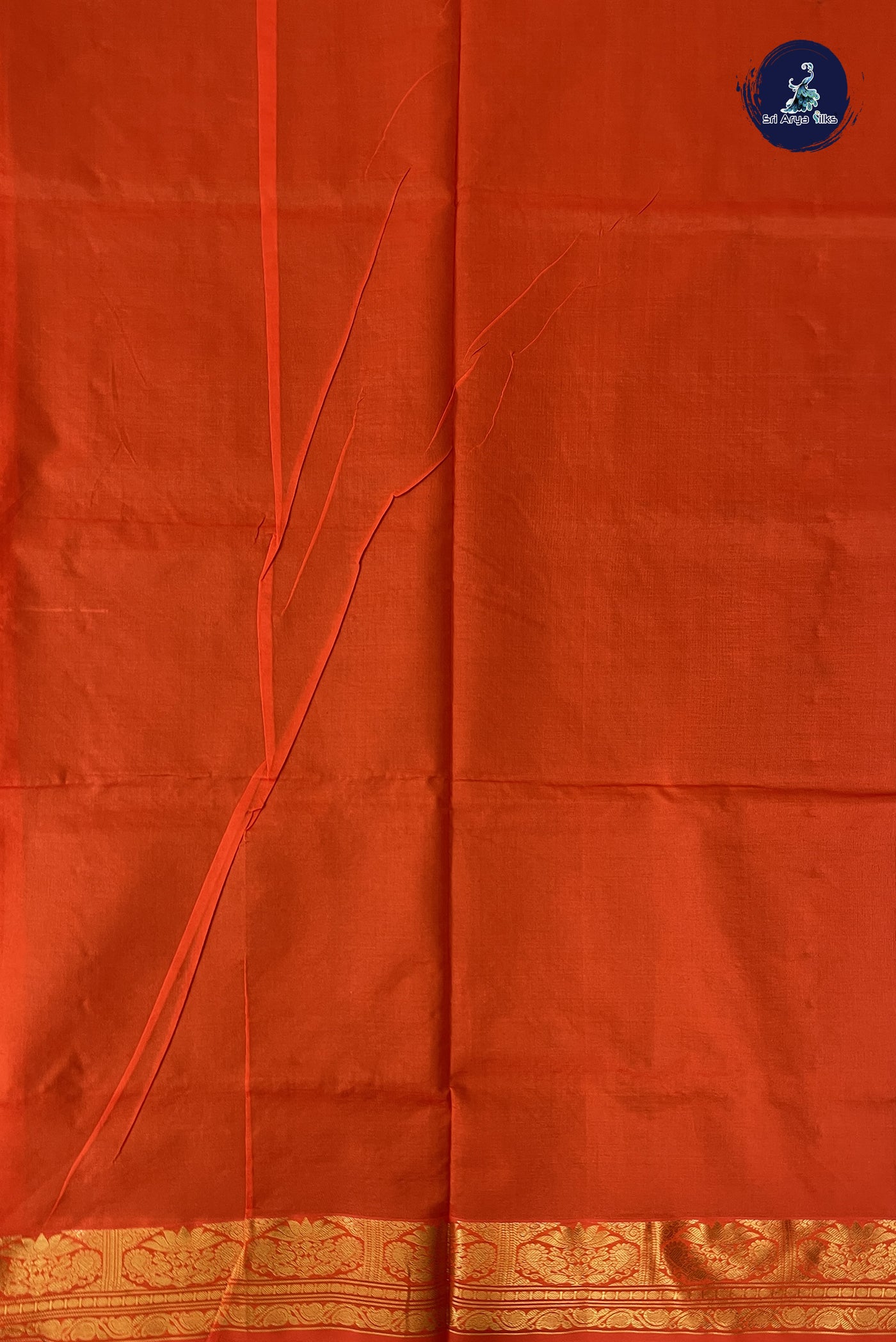 Dark Green Kanchi Semi Silk Cotton Saree With Plain Pattern
