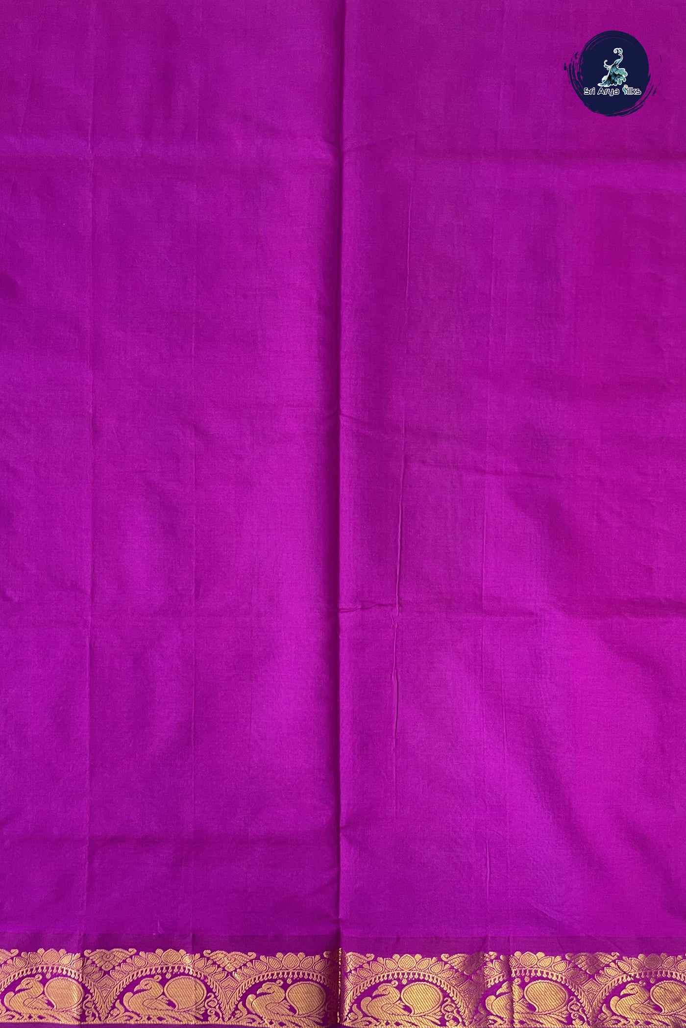 Lavender Kanchi Semi Silk Cotton Saree With Printed Pattern
