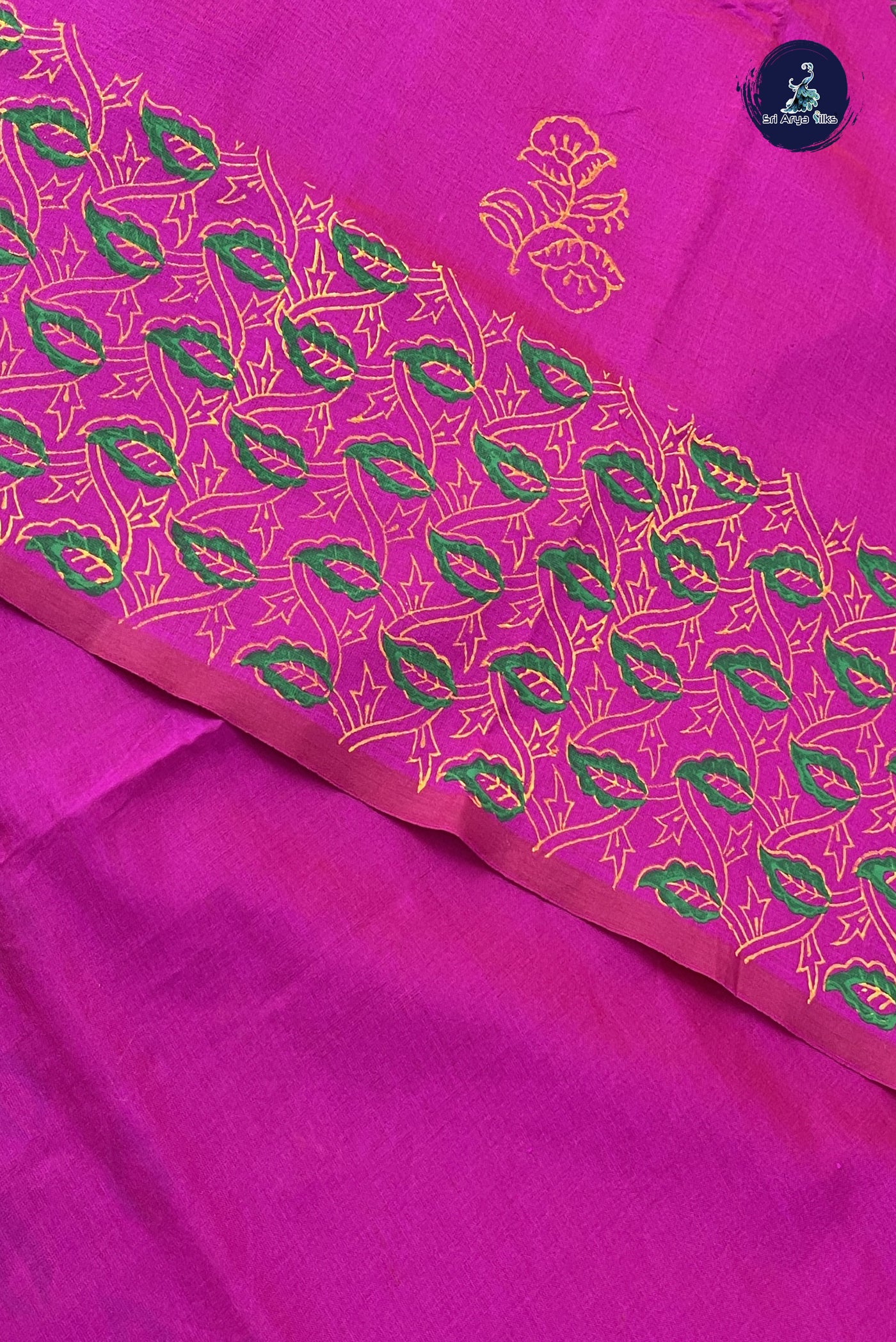 Vadamalli Kanchi Semi Silk Cotton Saree With Printed Pattern