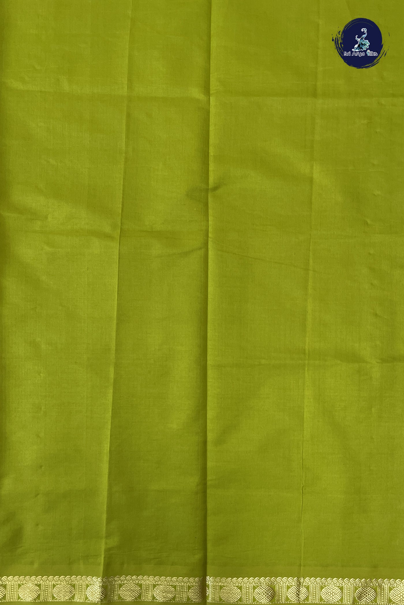 Grey Kanchi Semi Silk Cotton Saree With Plain Pattern