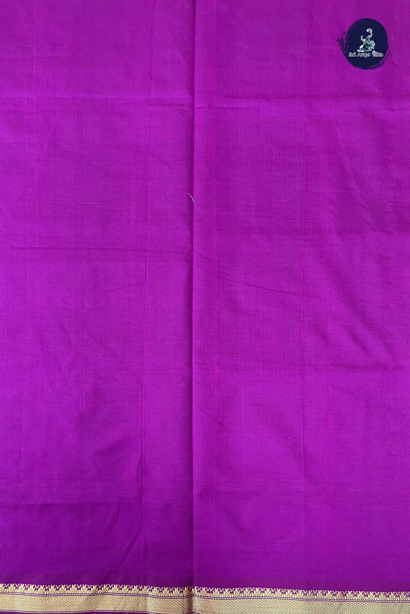 Teal Kanchi Semi Silk Cotton Saree With Plain Pattern