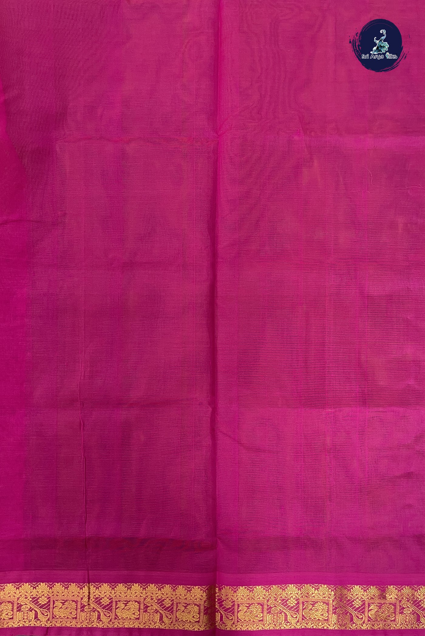 Dual Tone Mehendi Green Simple Silk Cotton Saree With Zari Buttas Pattern