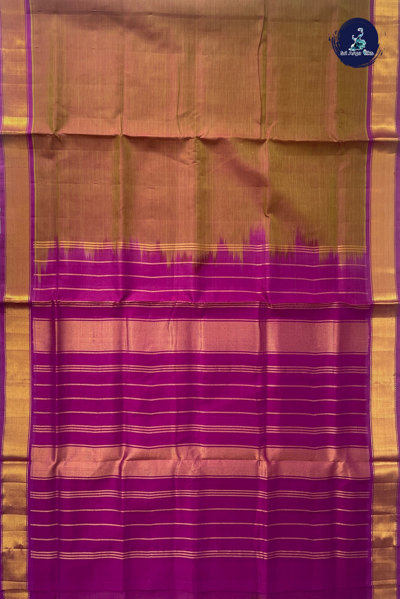 Manthulir Simple Silk Cotton Saree With Plain Pattern