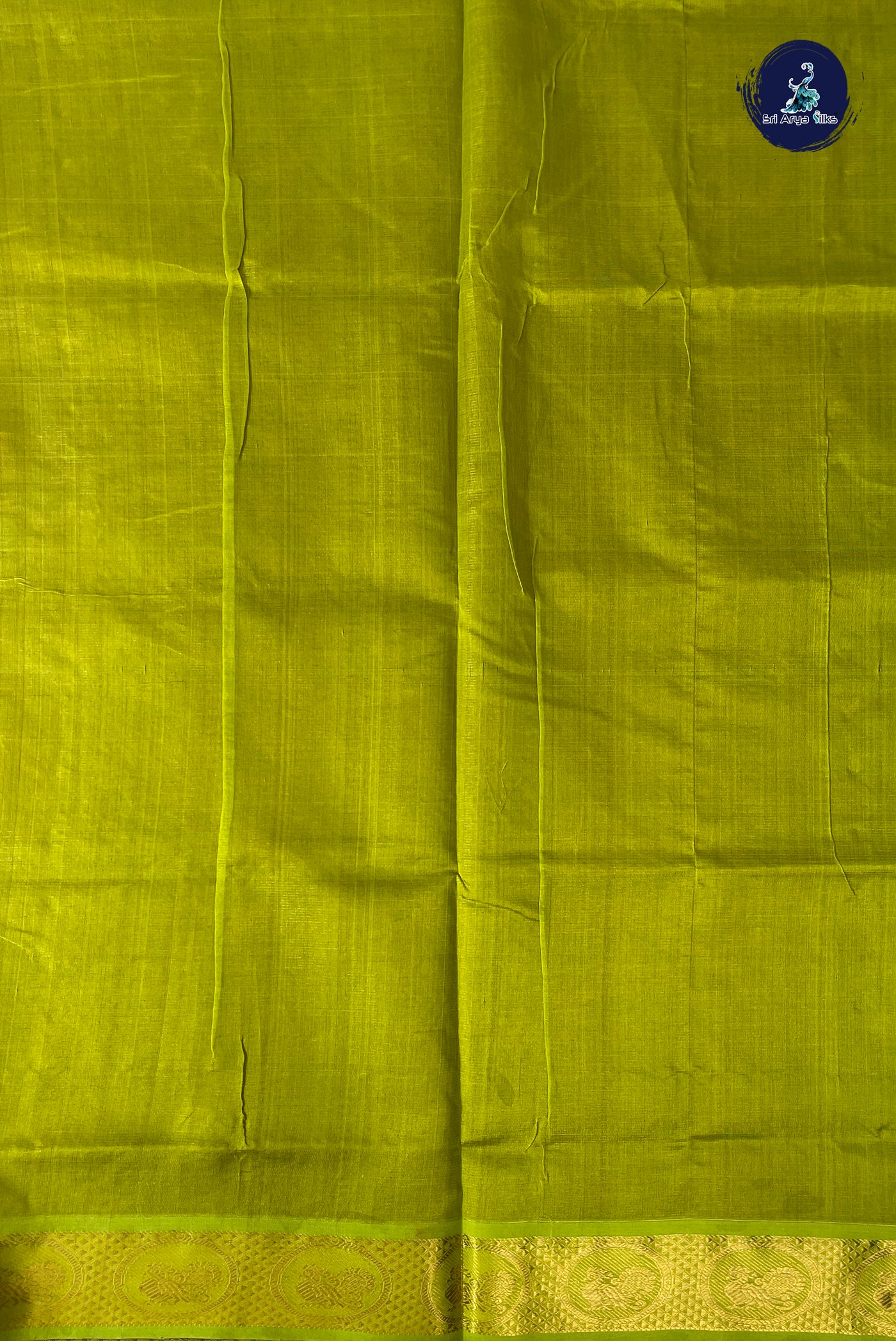 Brown Vaira Oosi Silk Cotton Saree With Vaira Oosi Pattern