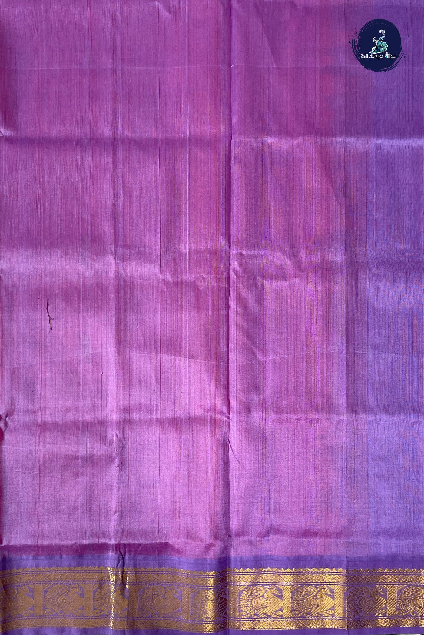 Pink Korvai Silk Cotton Saree With Zari Buttas Pattern