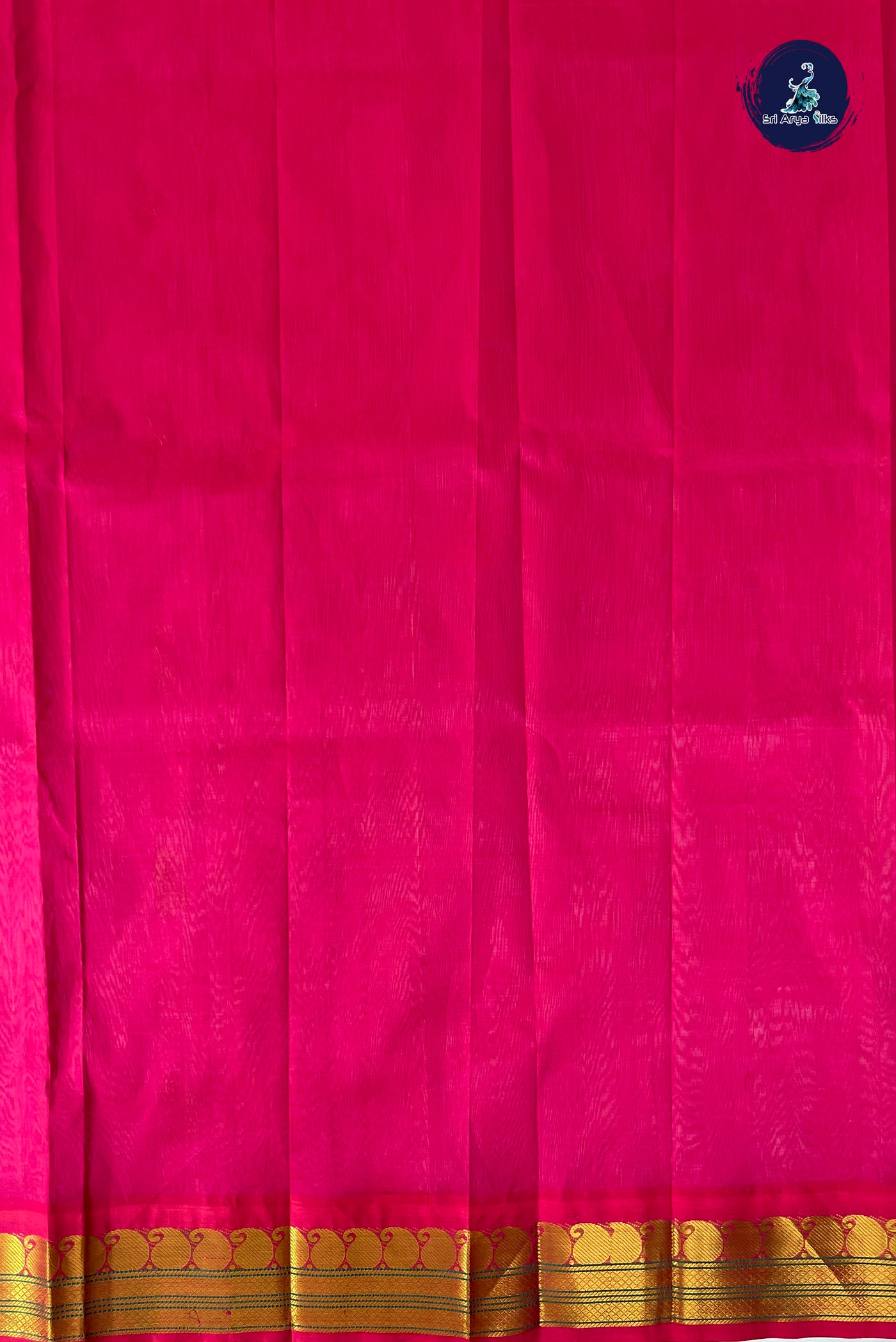 Light Pink Korvai Silk Cotton Saree With Zari Buttas Pattern