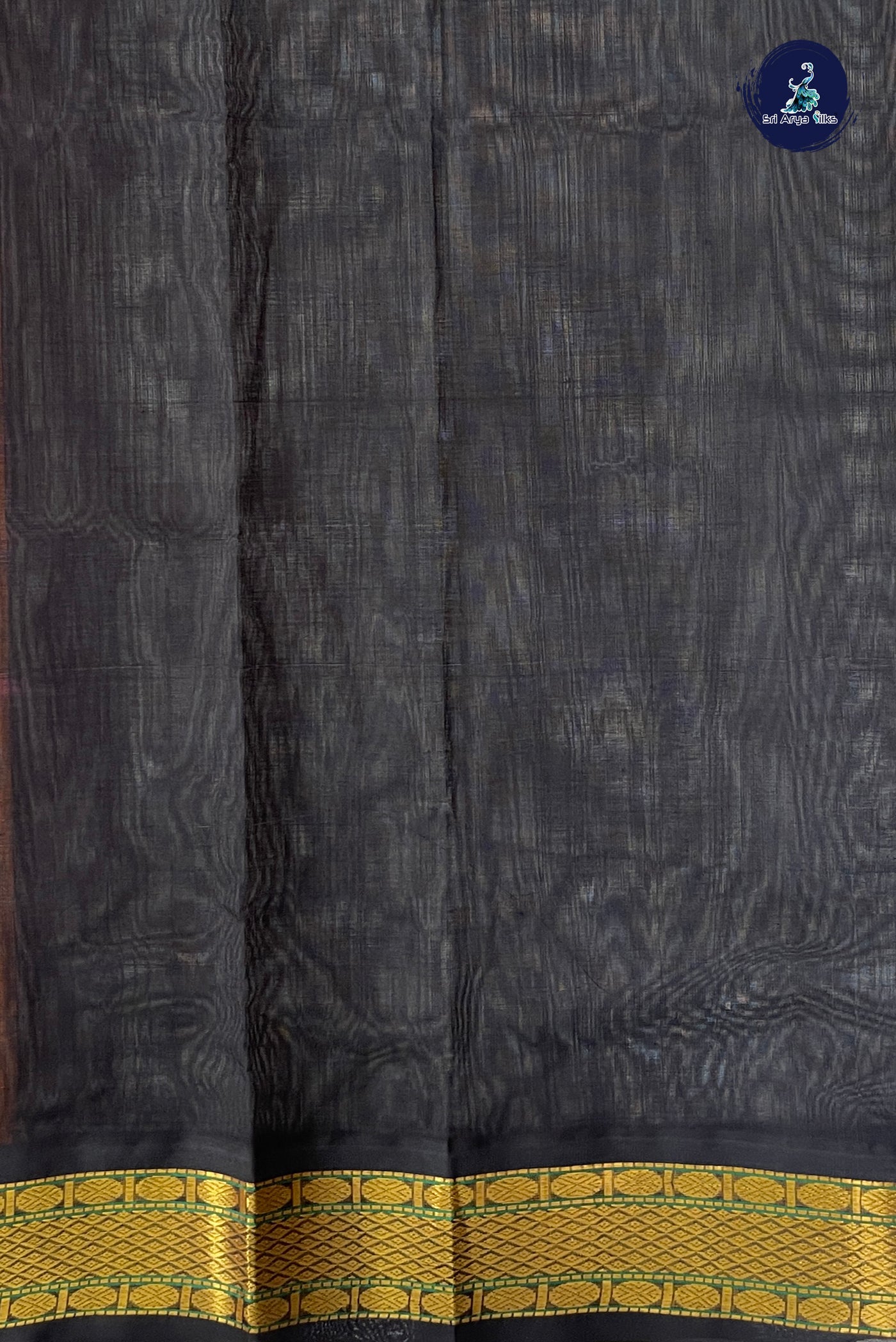 Multi Colour Korvai Silk Cotton Saree With Stripes Pattern