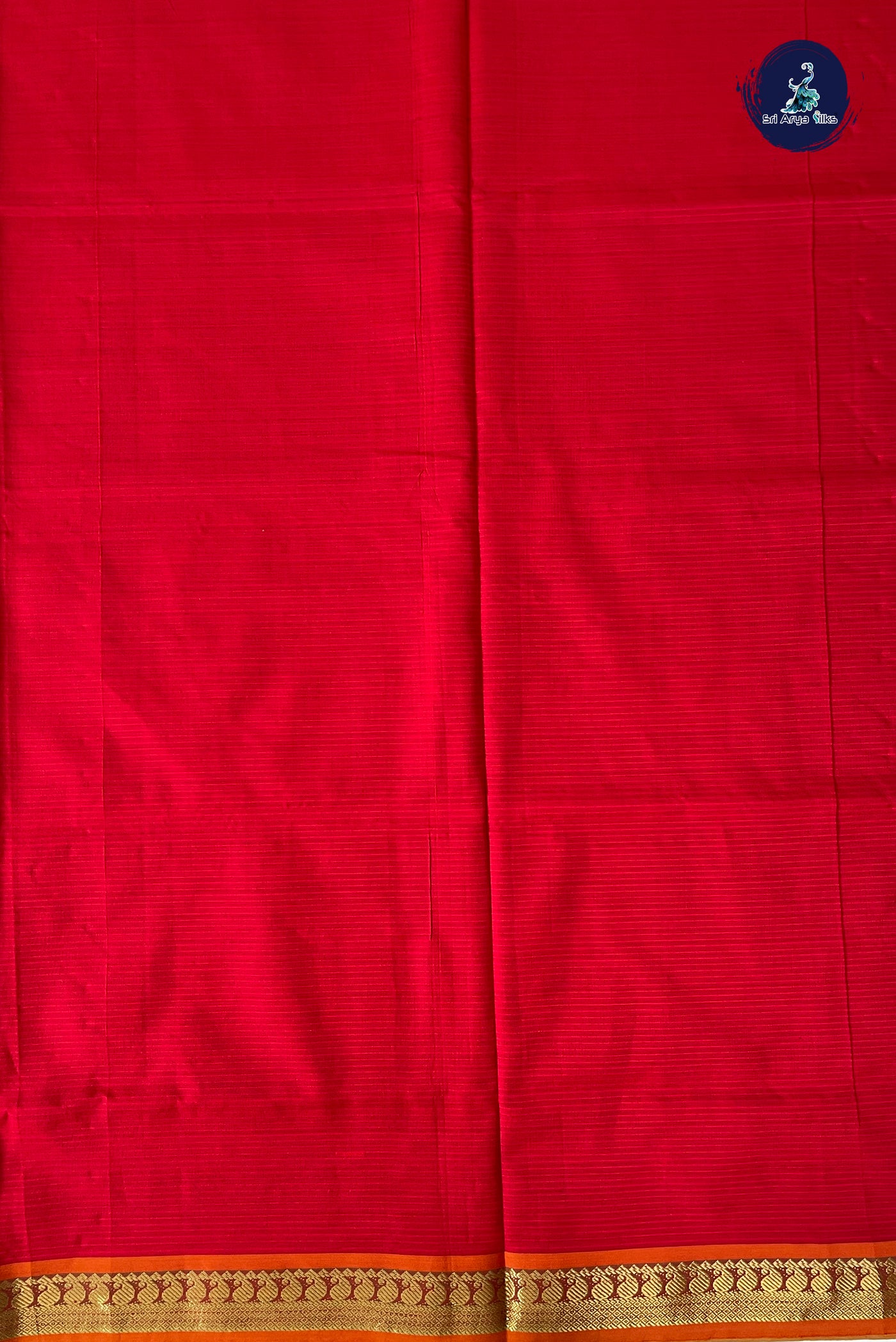 Pastel Shade Half Pure Silk Cotton Saree With Doria Lines Pattern