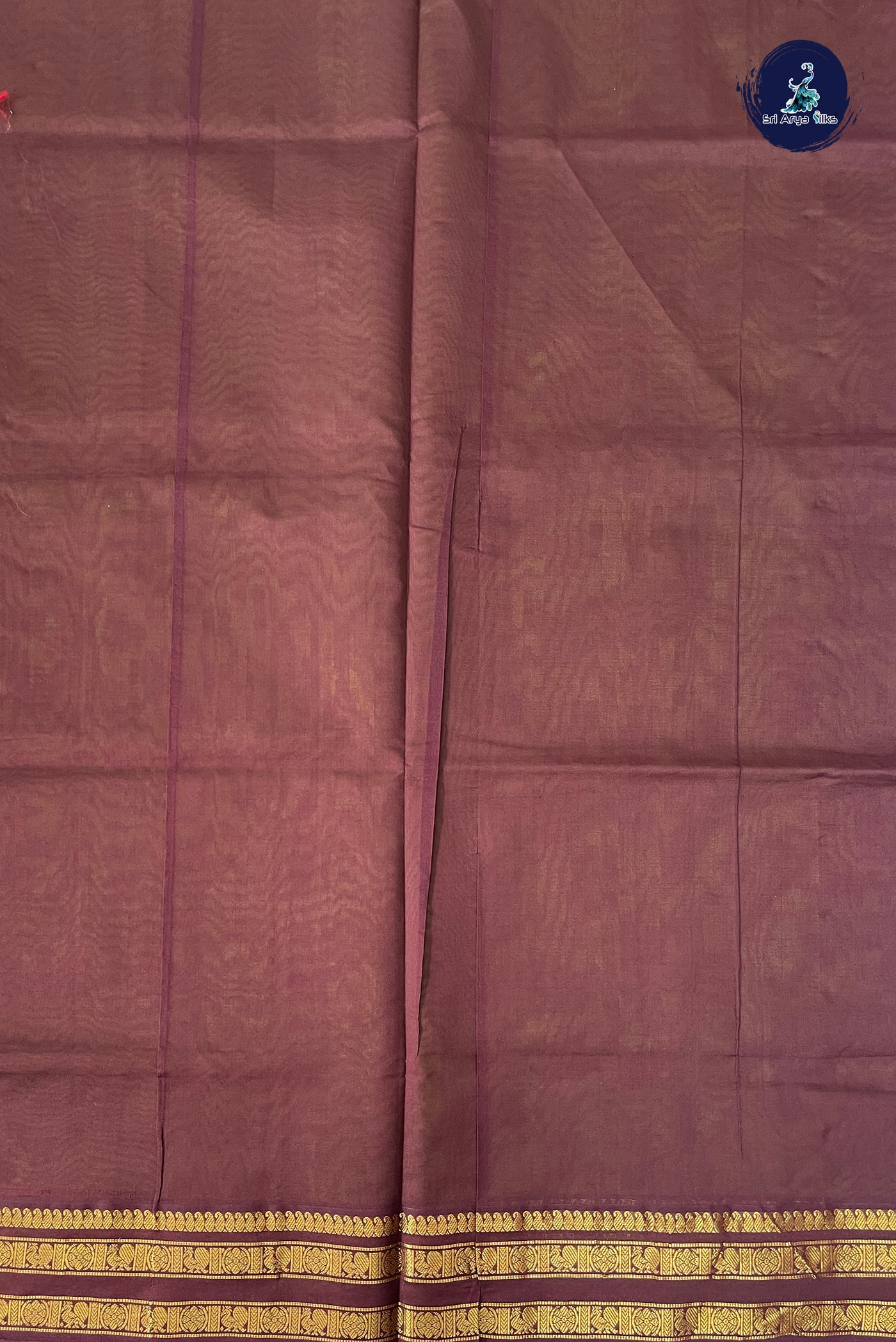 Lime Green Half Pure Silk Cotton Saree With Plain Pattern