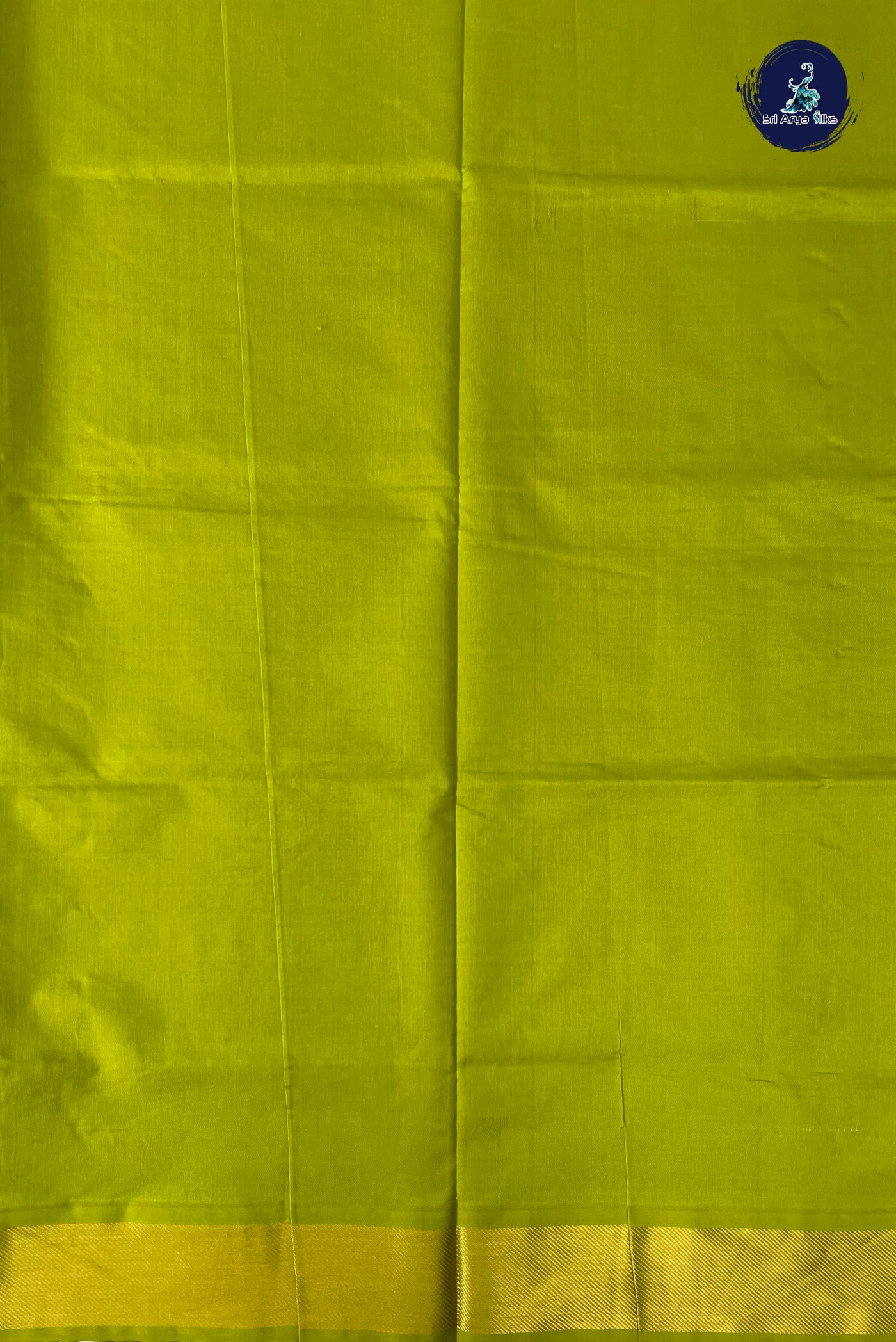 Brown Half Pure Silk Cotton Saree With Plain Pattern