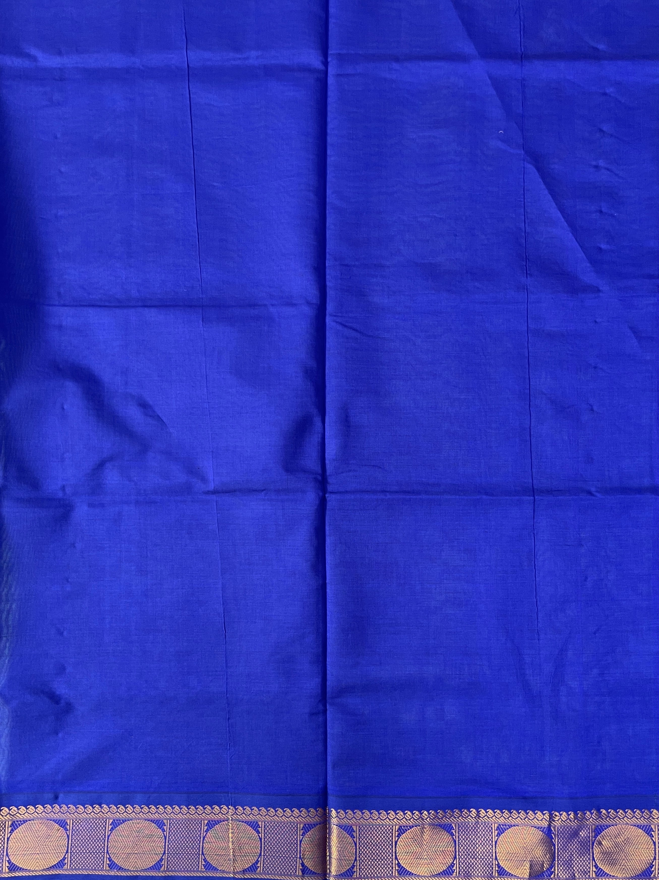 Pastel Shade Half Pure Silk Cotton Saree With Plain Pattern