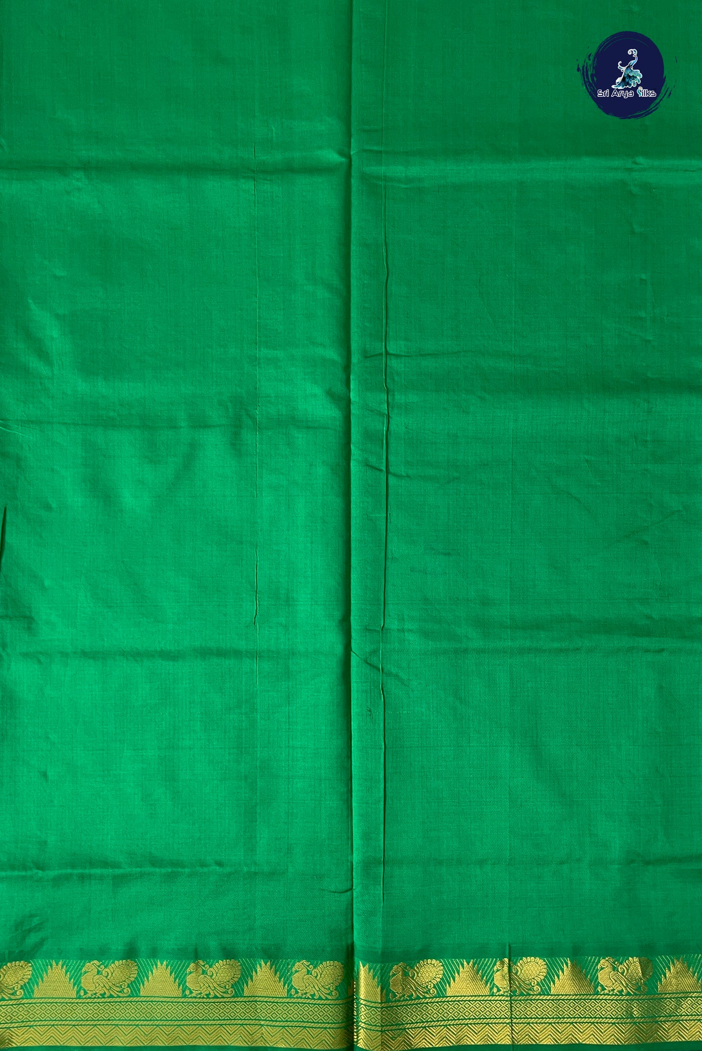 Caramel Shade Half Pure Silk Cotton Saree With Printed Pattern