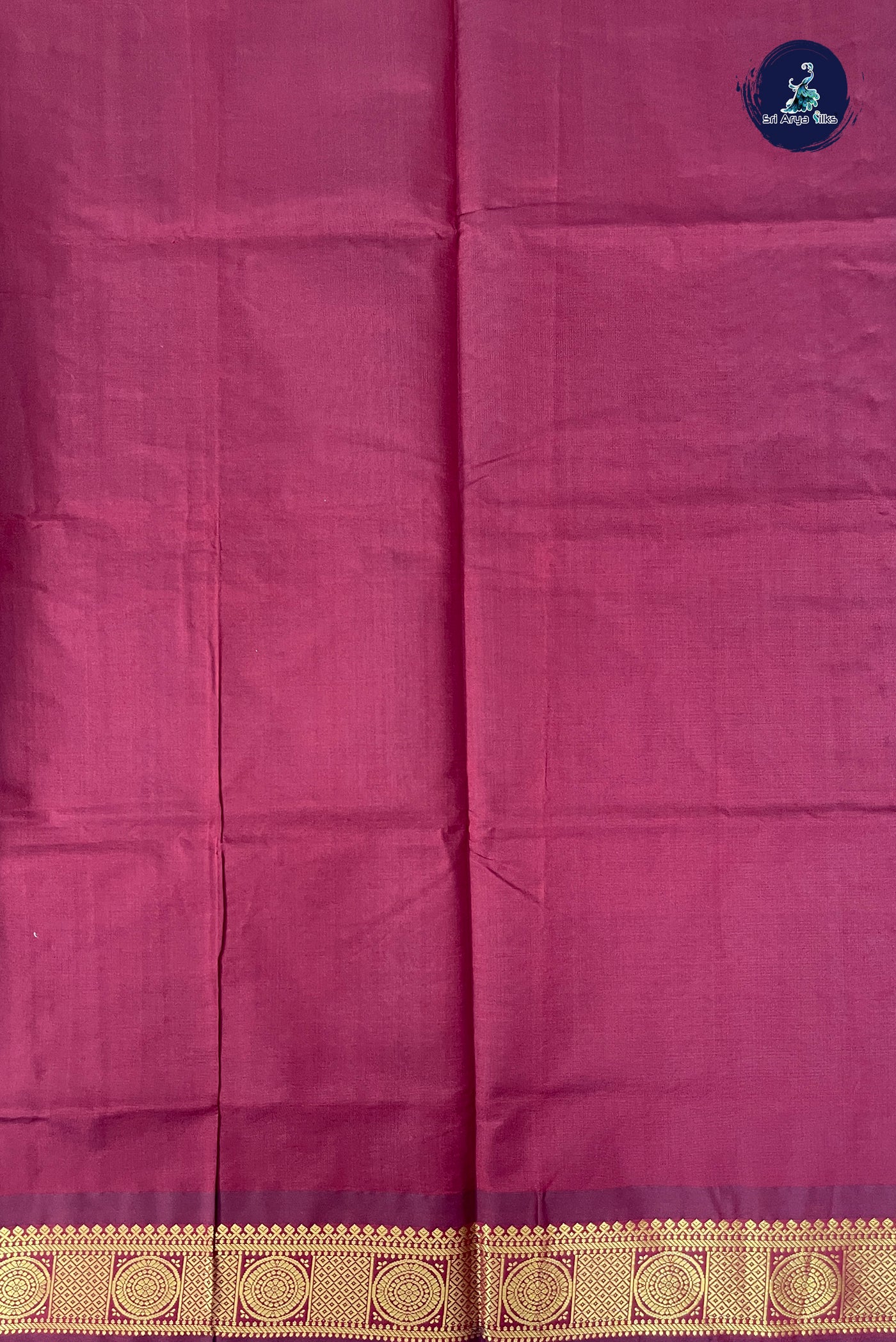 Teal Half Pure Silk Cotton Saree With Stripes Pattern