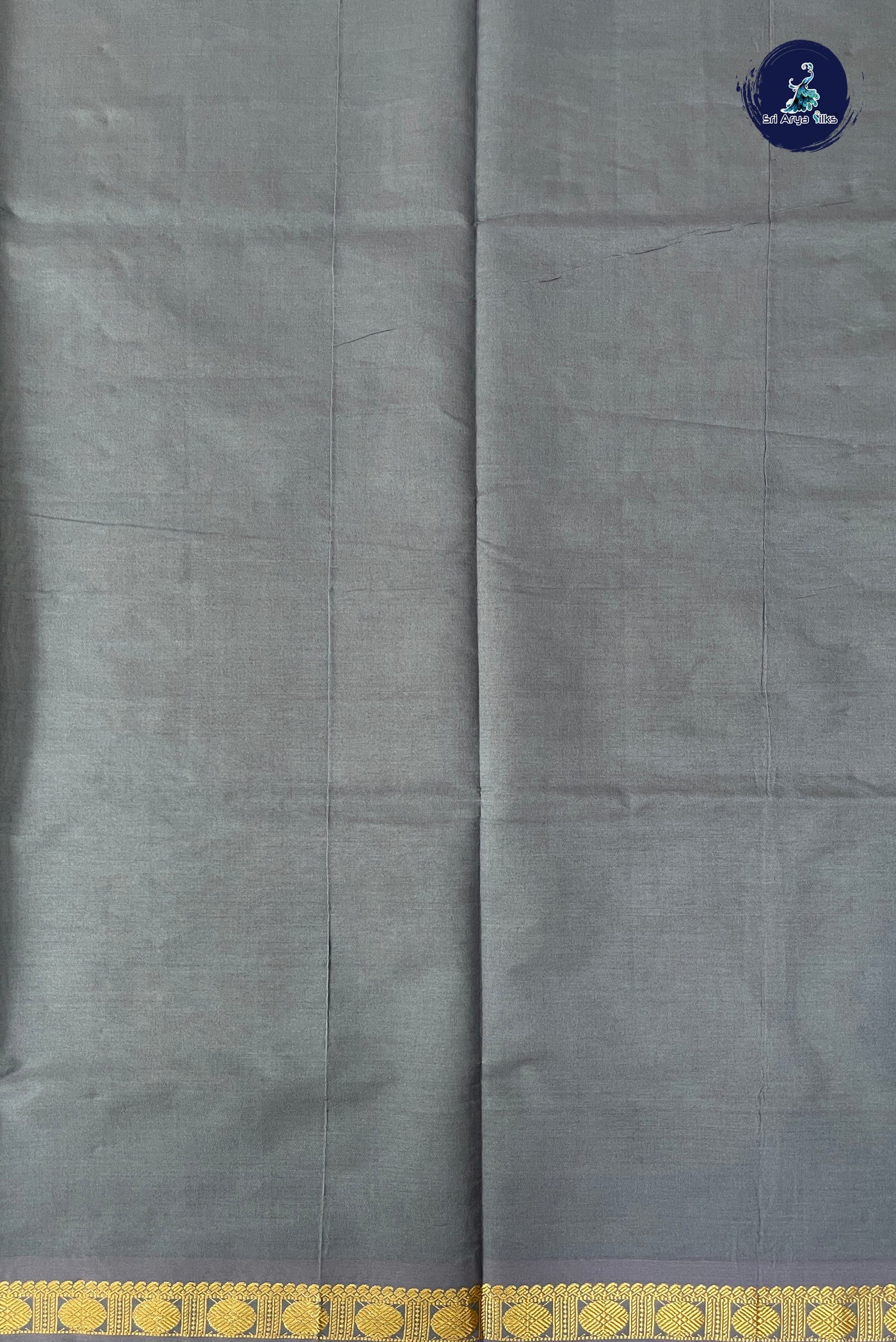 Pastel Shade Half Pure Silk Cotton Saree With Plain Pattern