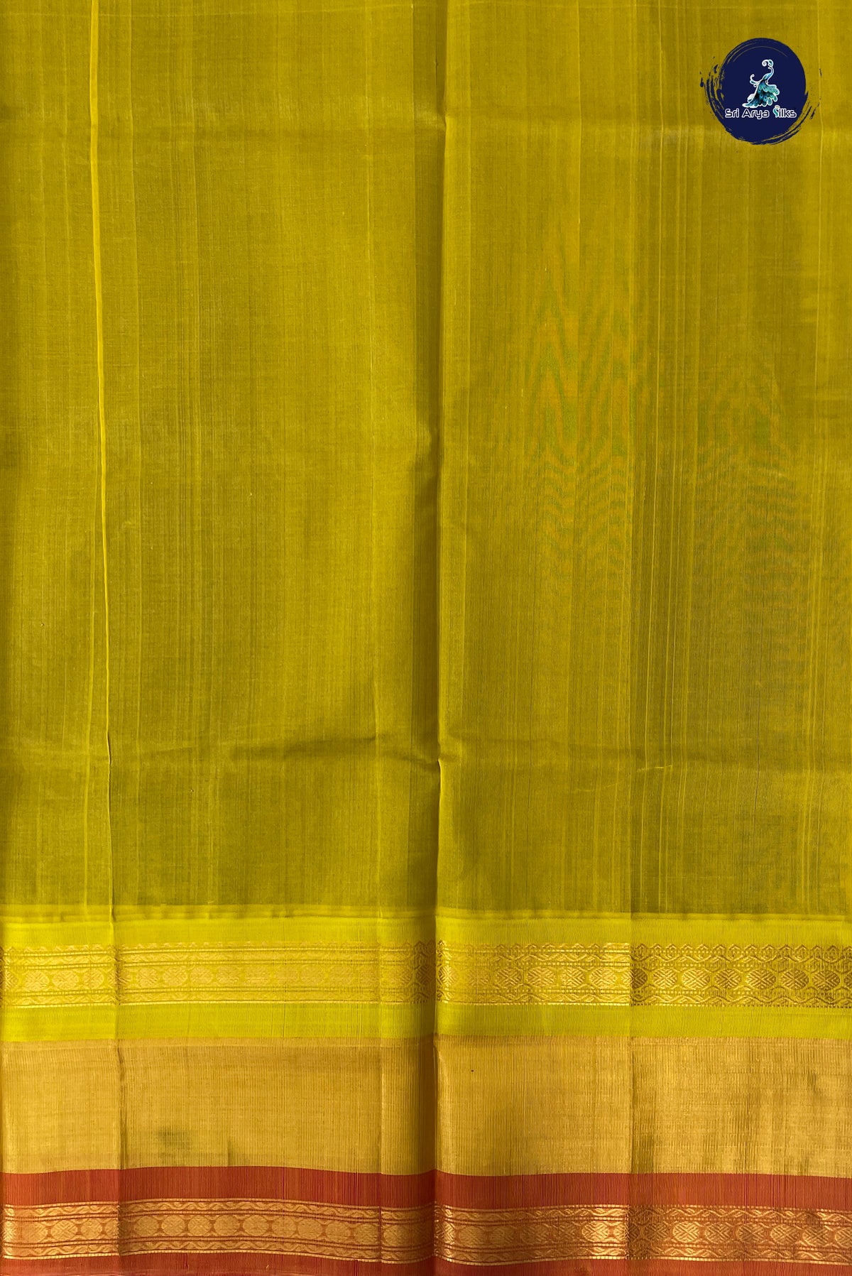 MS Blue Korvai Silk Cotton Saree With Zari Buttas Pattern