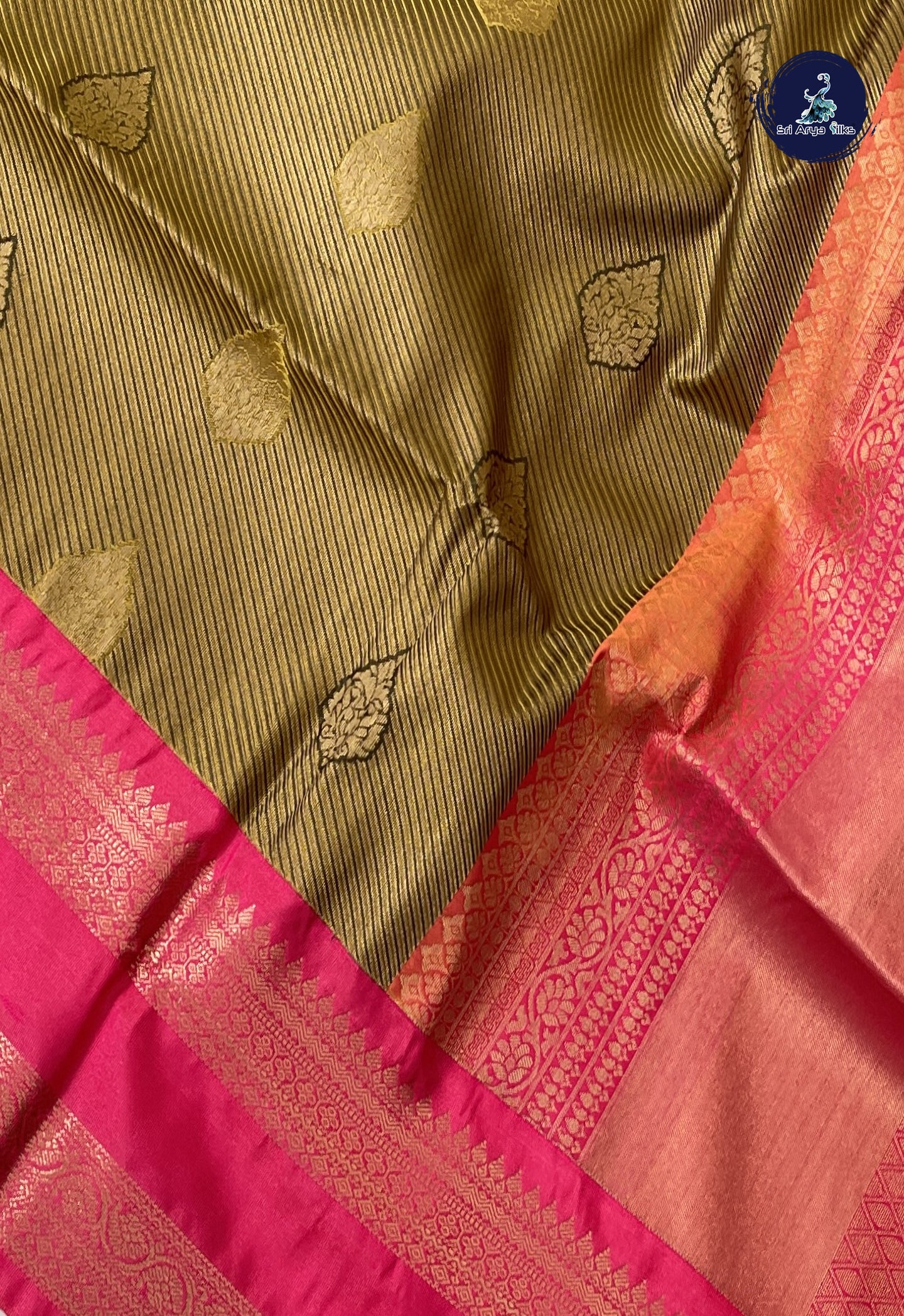 Honey Brown Semi Soft Silk Saree With Jacquard Pattern