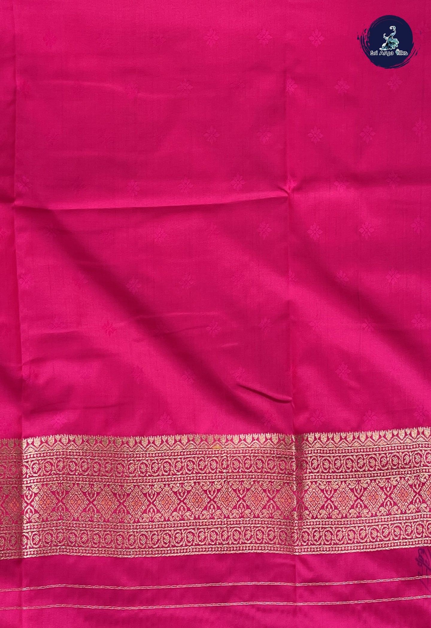 Orange Semi Soft Silk Saree With Zari Buttas Pattern