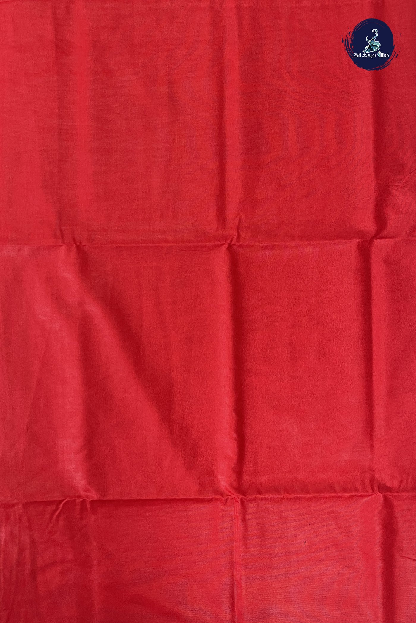 Red Semi Silk Saree With Buttas Pattern