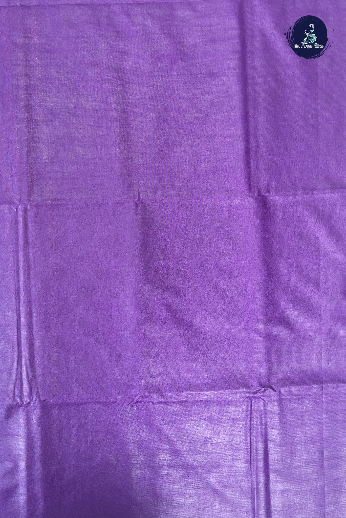 Dark Brinjal Semi Silk Saree With Buttas Pattern