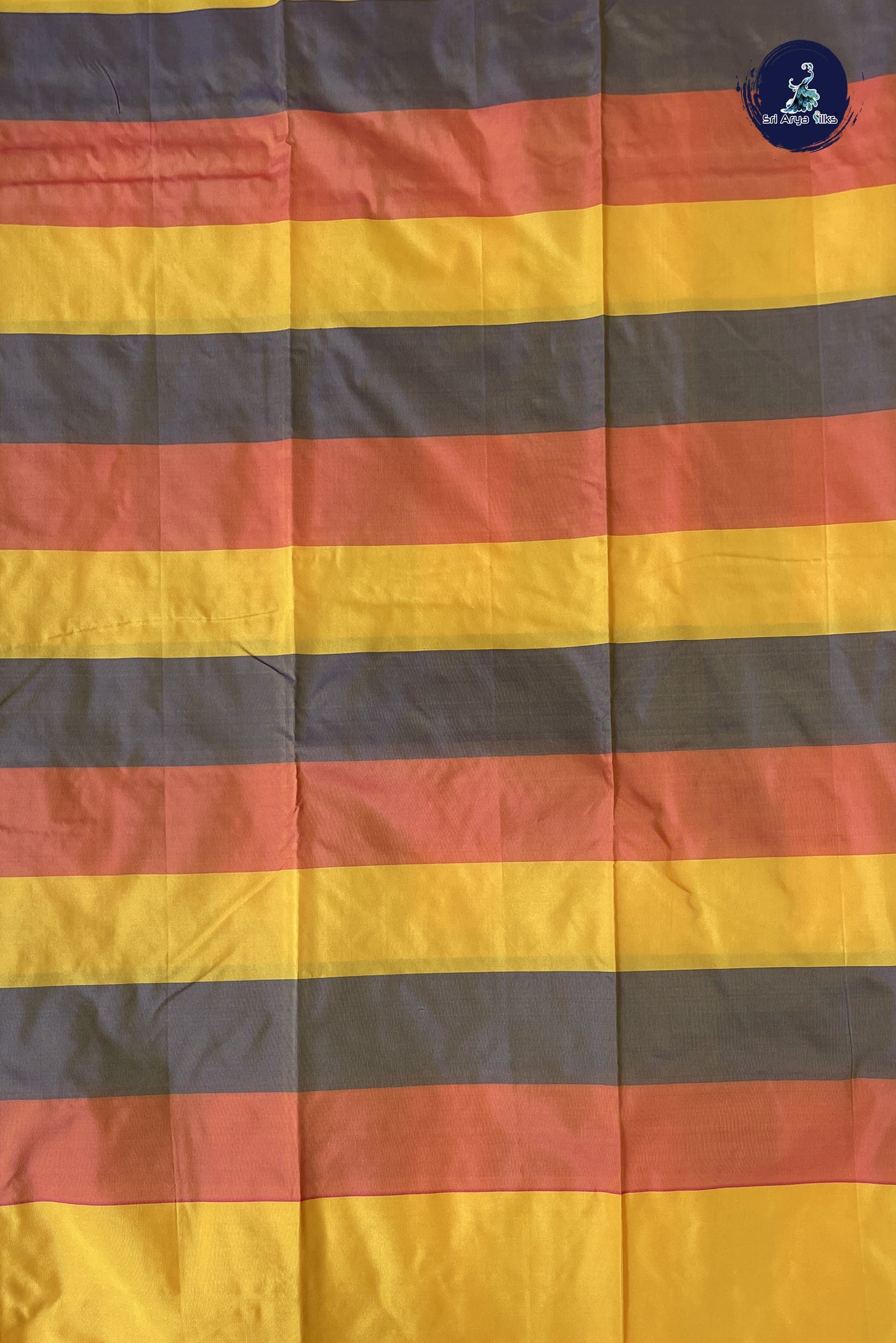 Multi Colour Semi Silk Saree With Paalum Pazham Kattam Pattern