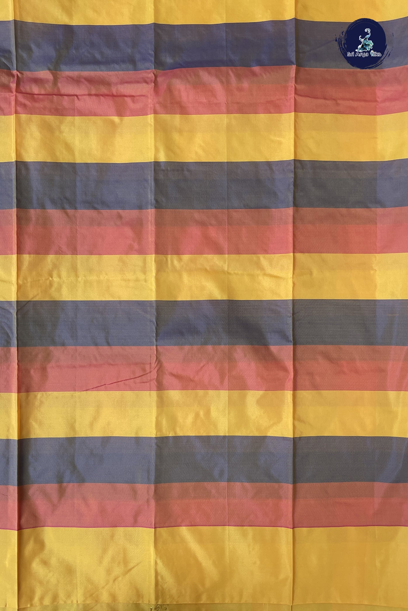 Multi Colour Semi Silk Saree With Paalum Pazham Kattam Pattern