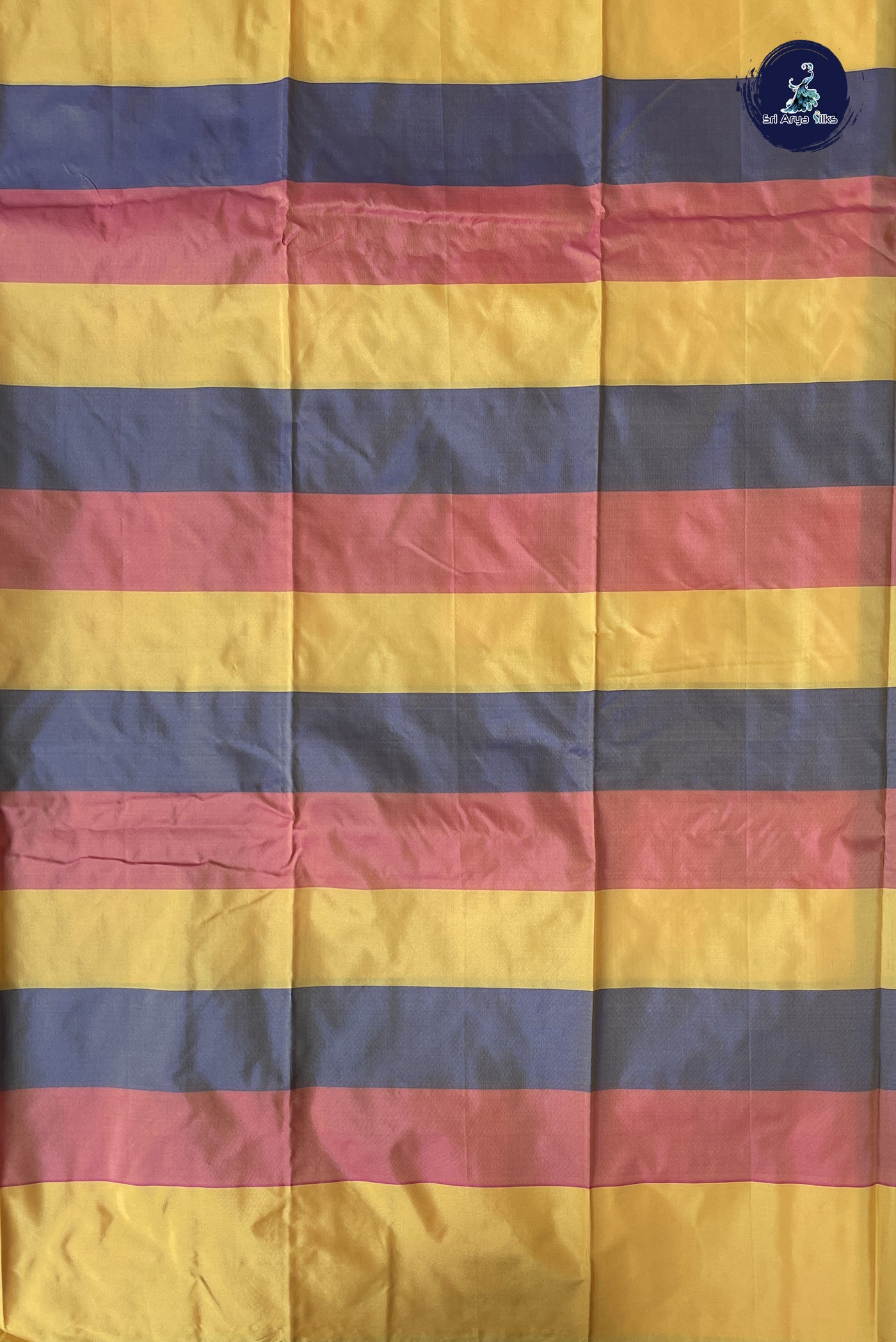 Multi Colour Semi Silk Saree With Paalum Pazham Kattam Pattern