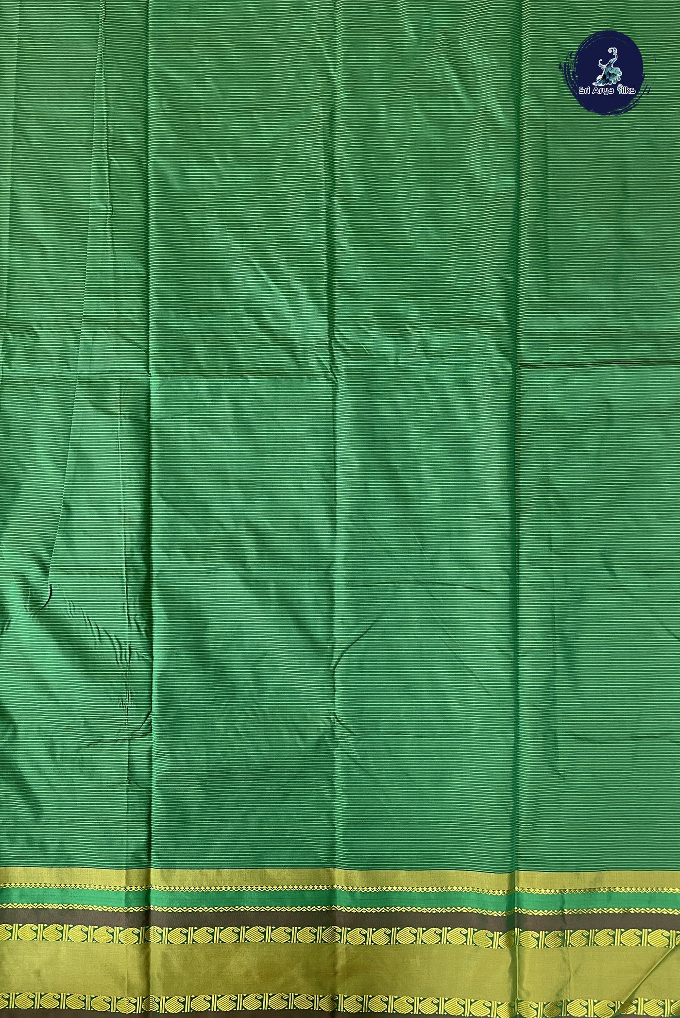 Arakku Bridal Silk Cotton Saree With Stripes Pattern