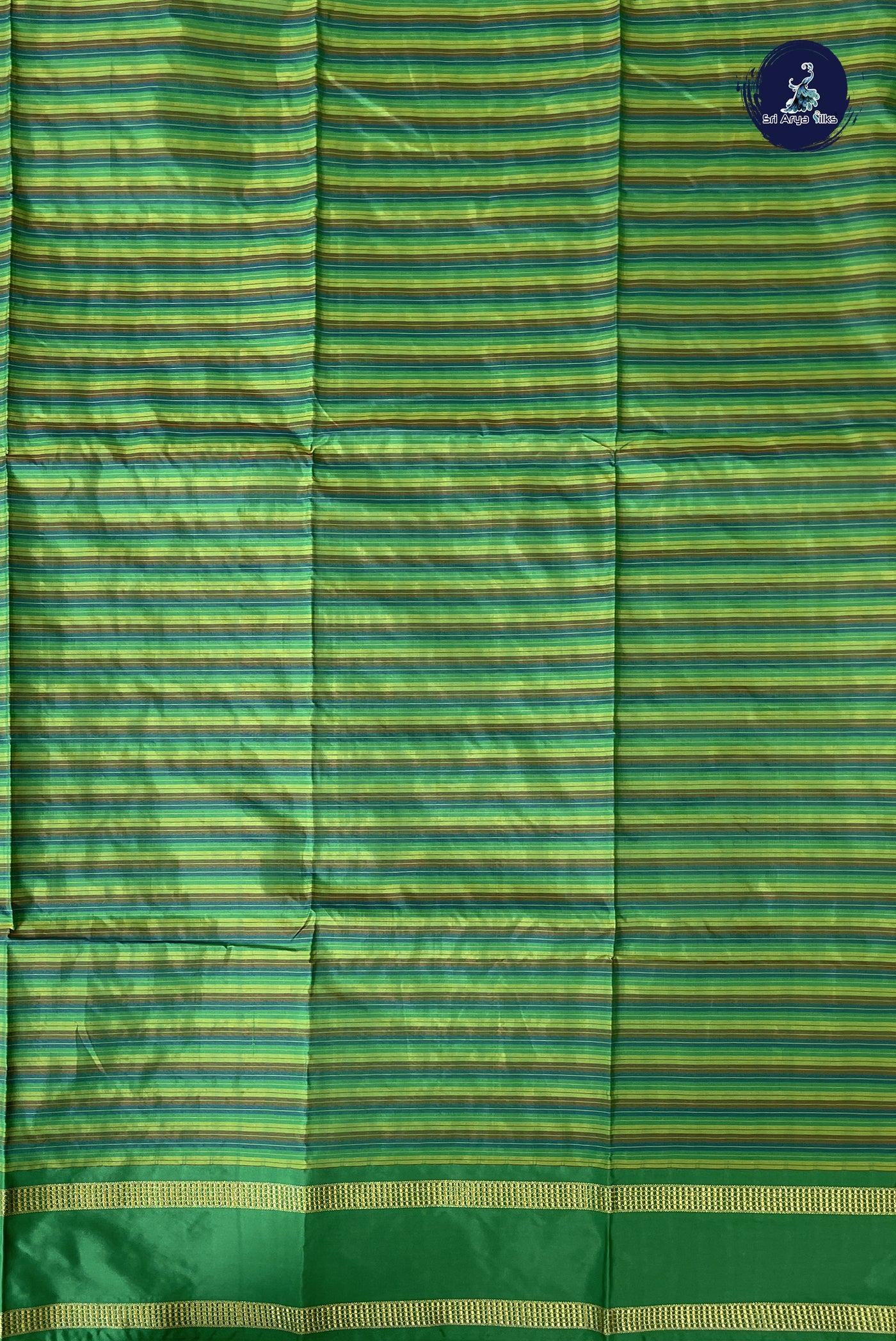 Multi Colour Semi Silk Saree With Checked Pattern