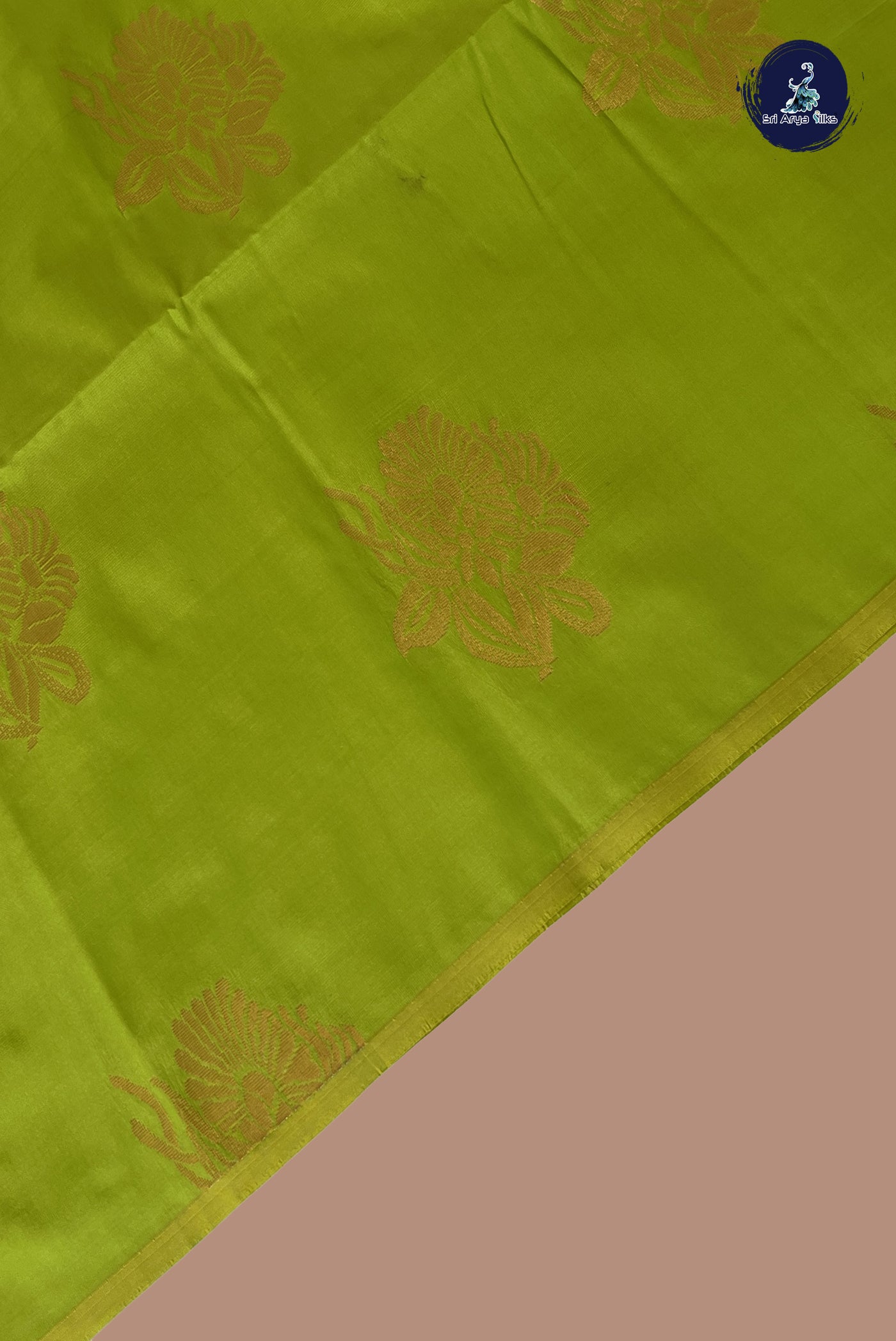 Light Green Semi Soft Silk Saree With Zari Buttas Pattern