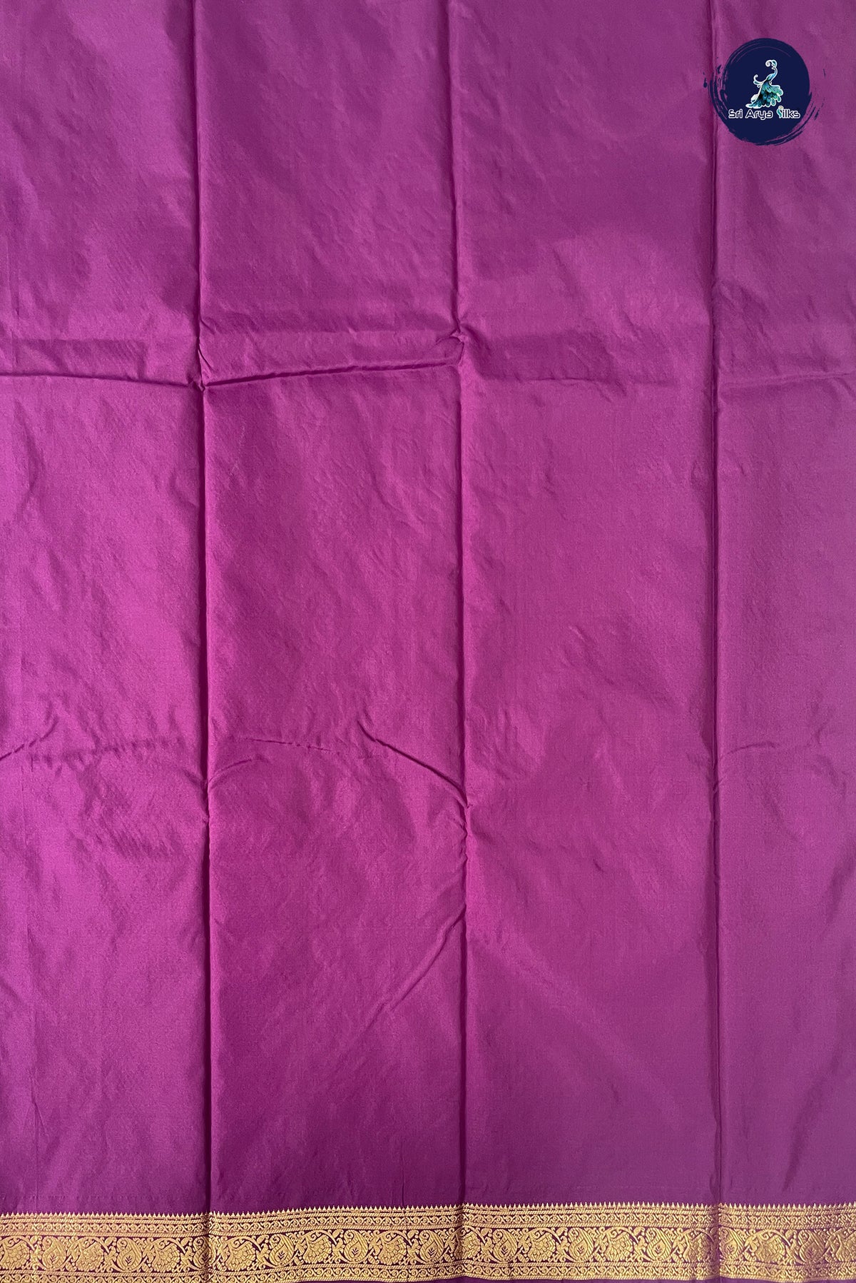 Jamun Semi Silk Saree With Zari Buttas Pattern