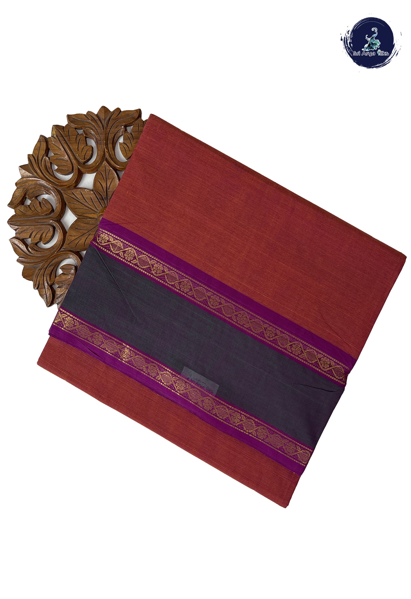 Dual Tone Pink 10 Yards Madisar Cotton Saree With Plain Pattern