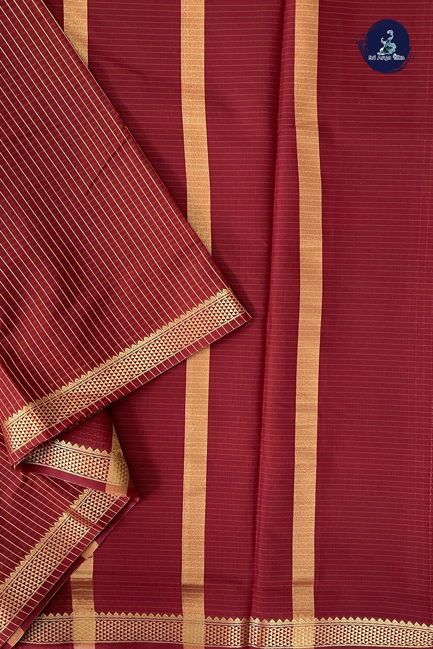 Arakku Madisar Semi Silk Cotton Saree With Checked Pattern