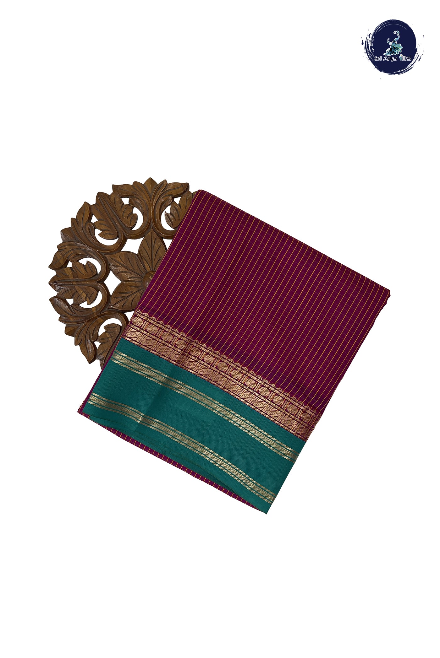Vadamalli Madisar Semi Silk Cotton Saree With Checked Pattern