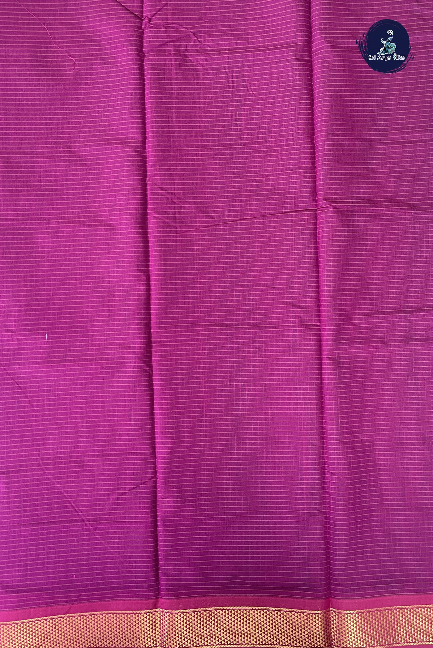 Sapphire Blue Madisar Semi Silk Cotton Saree With Checked Pattern