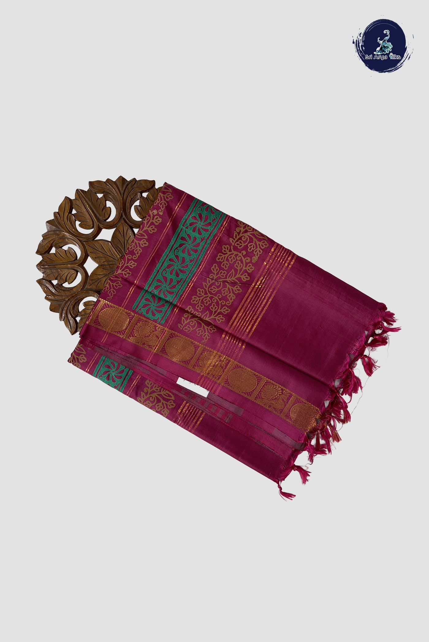 Multi Colour Vaazhainaar Pattu Madisar Silk Saree With Paalum Pazham Kattam Pattern