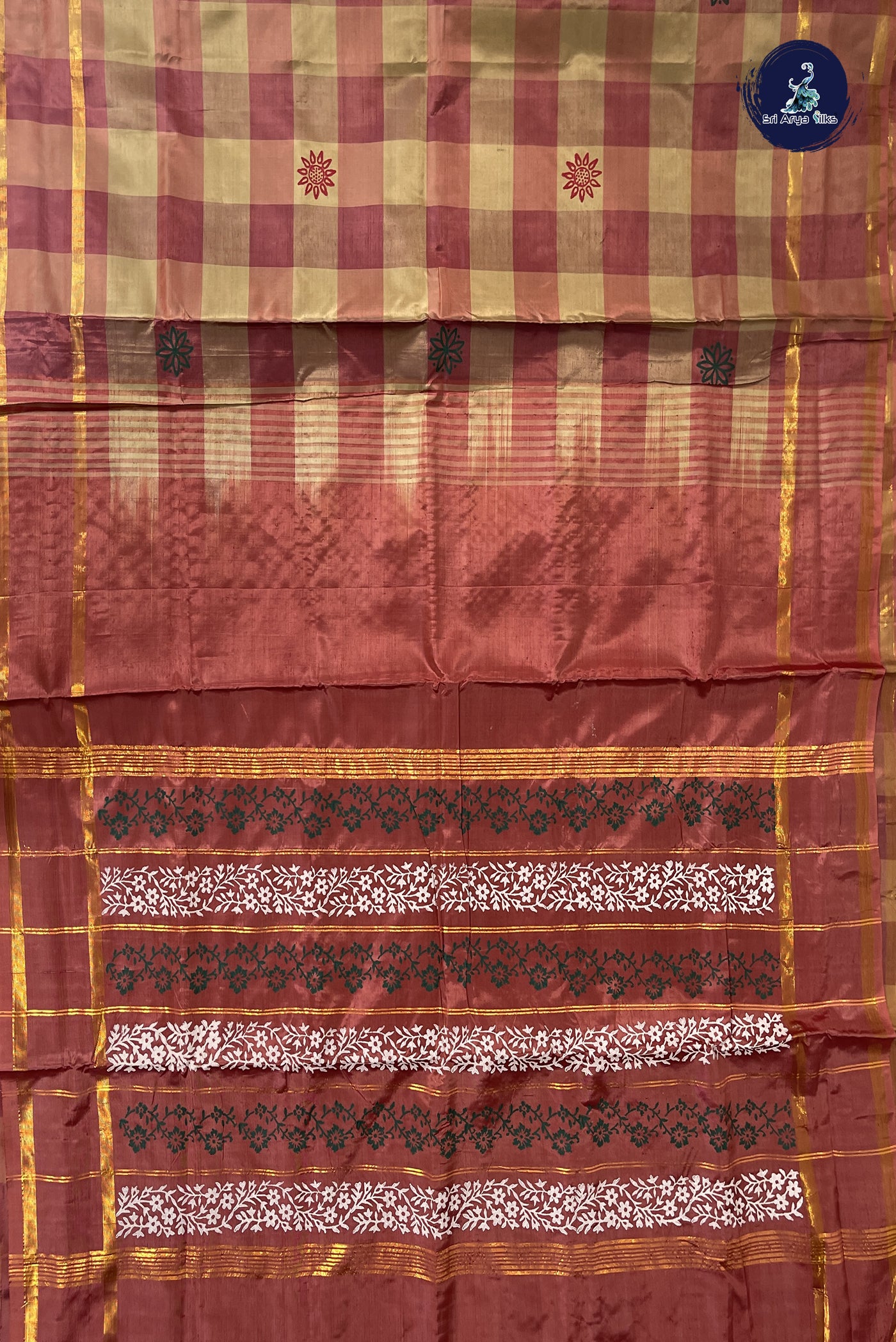 Multi Colour Vaazhainaar Pattu Madisar Silk Saree With Paalum Pazham Kattam Pattern