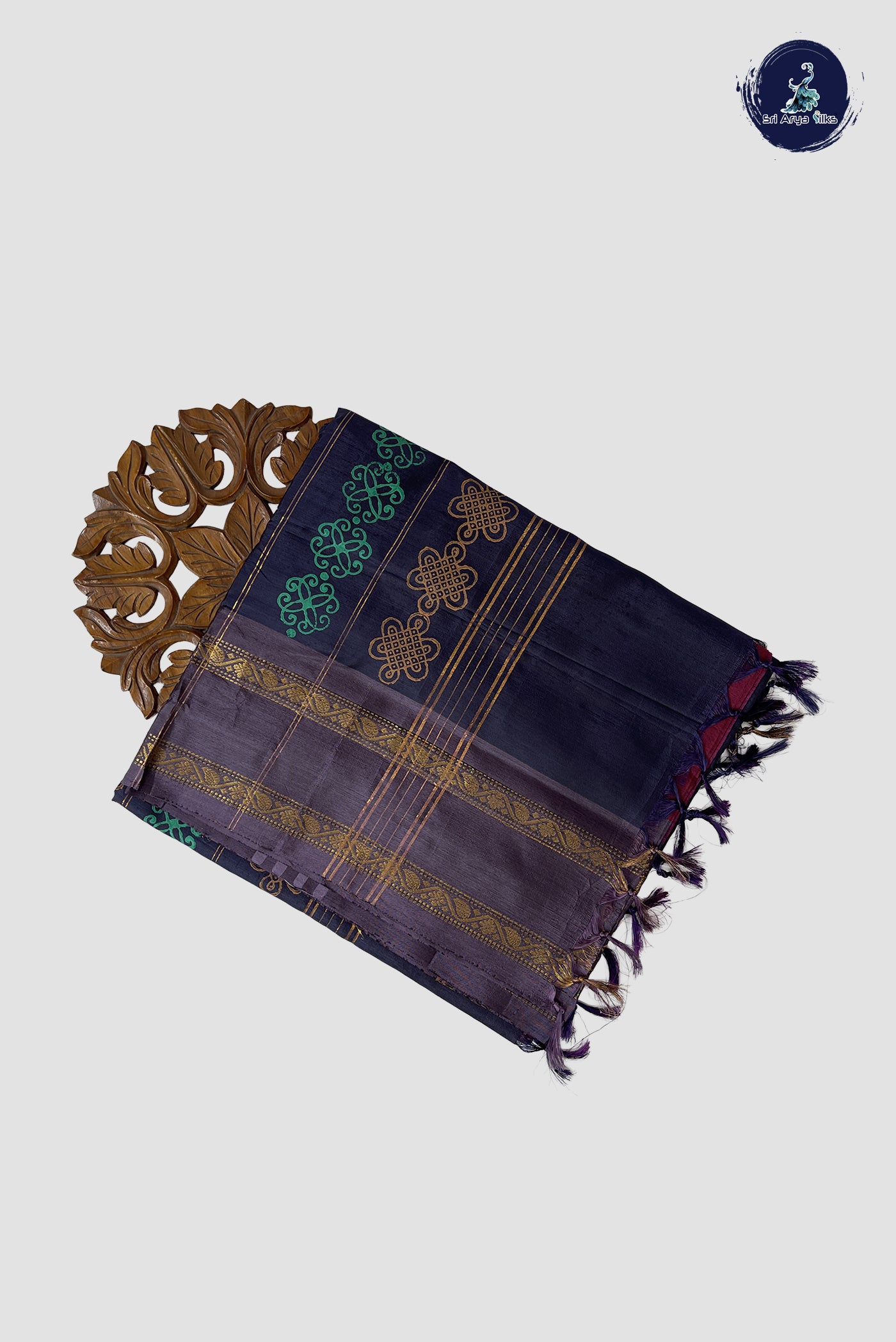 BeetRoot Shade Vaazhainaar Pattu Madisar Silk Saree With Printed Pattern