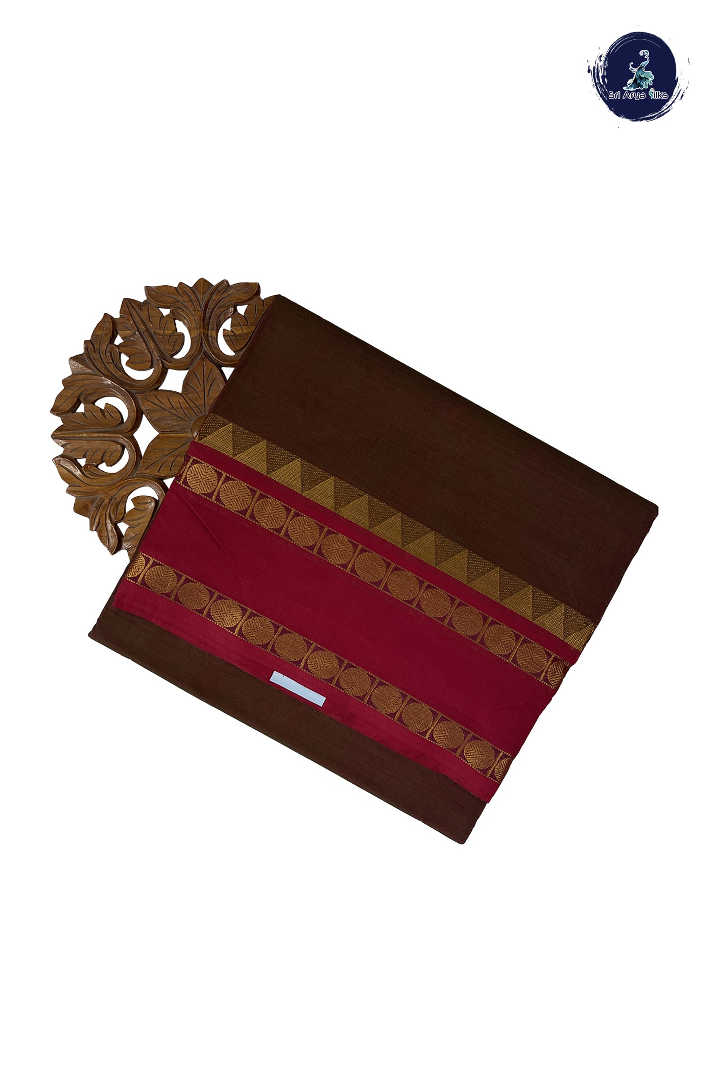 Manthulir Madisar Cotton Saree With Plain Pattern