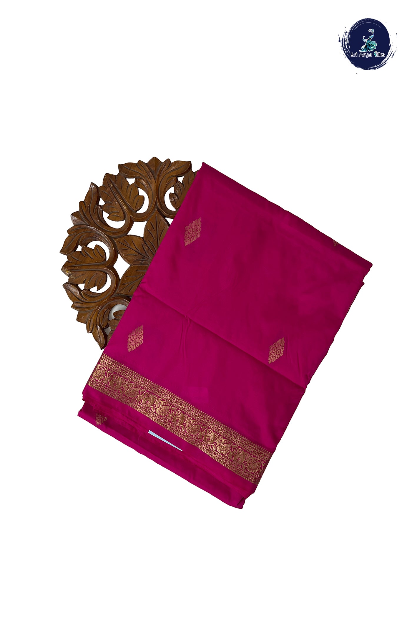 Pink Madisar Semi Silk Saree With Zari Buttas Pattern