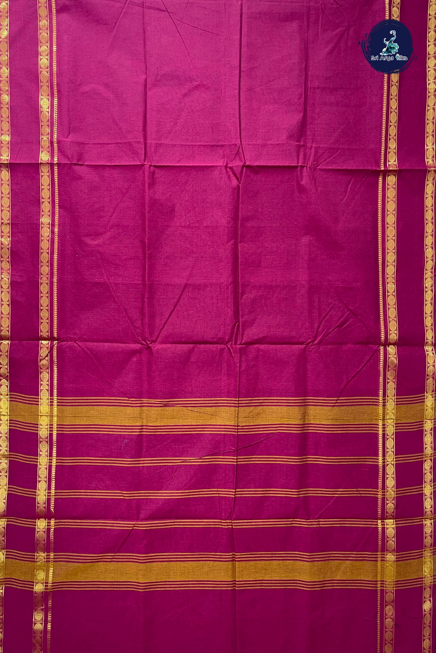 Arakku 10.5 Yards Madisar Saree With Plain Pattern
