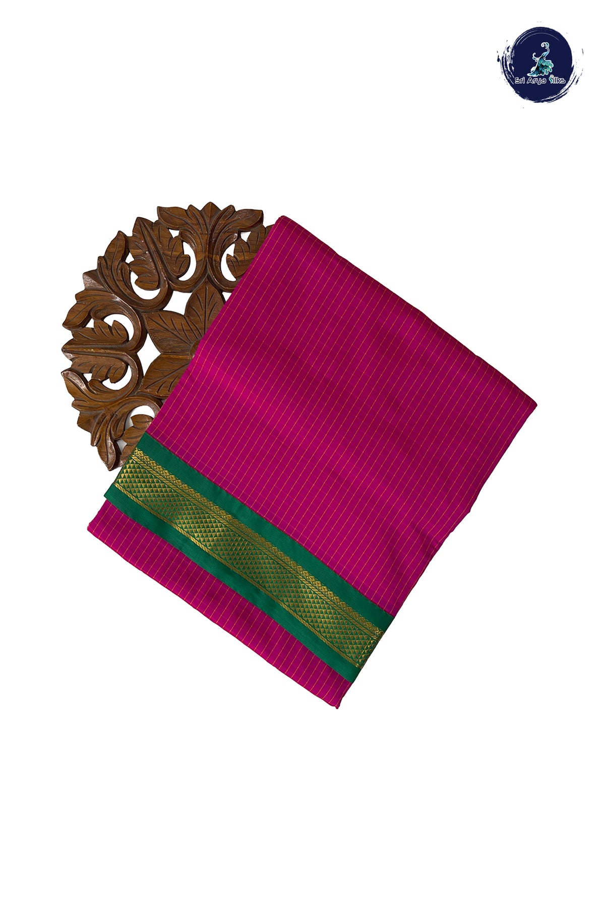 Pink Madisar Semi Silk Saree With Checked Pattern