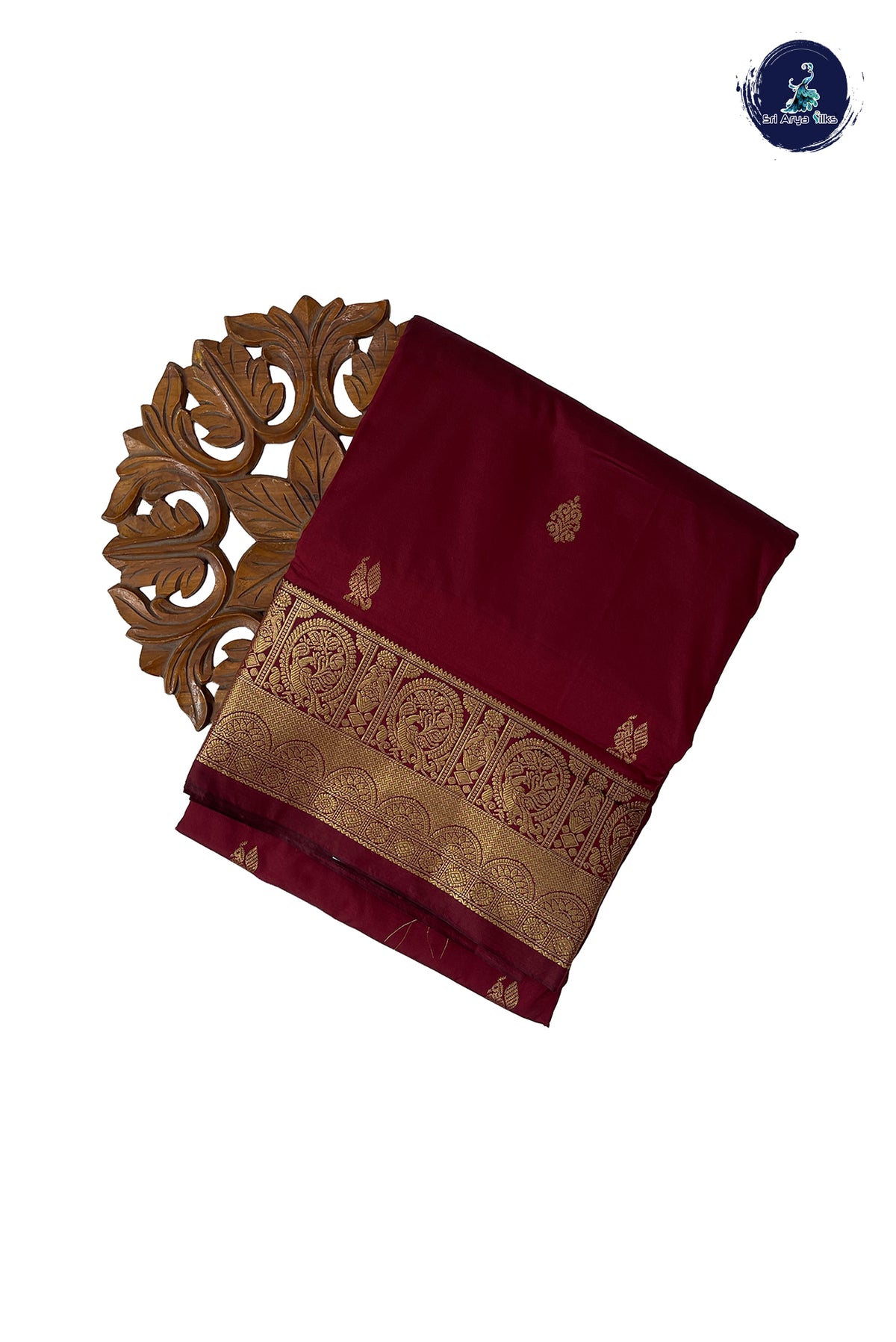 Arakku 10 Yards Semi Silk With Zari Buttas Pattern