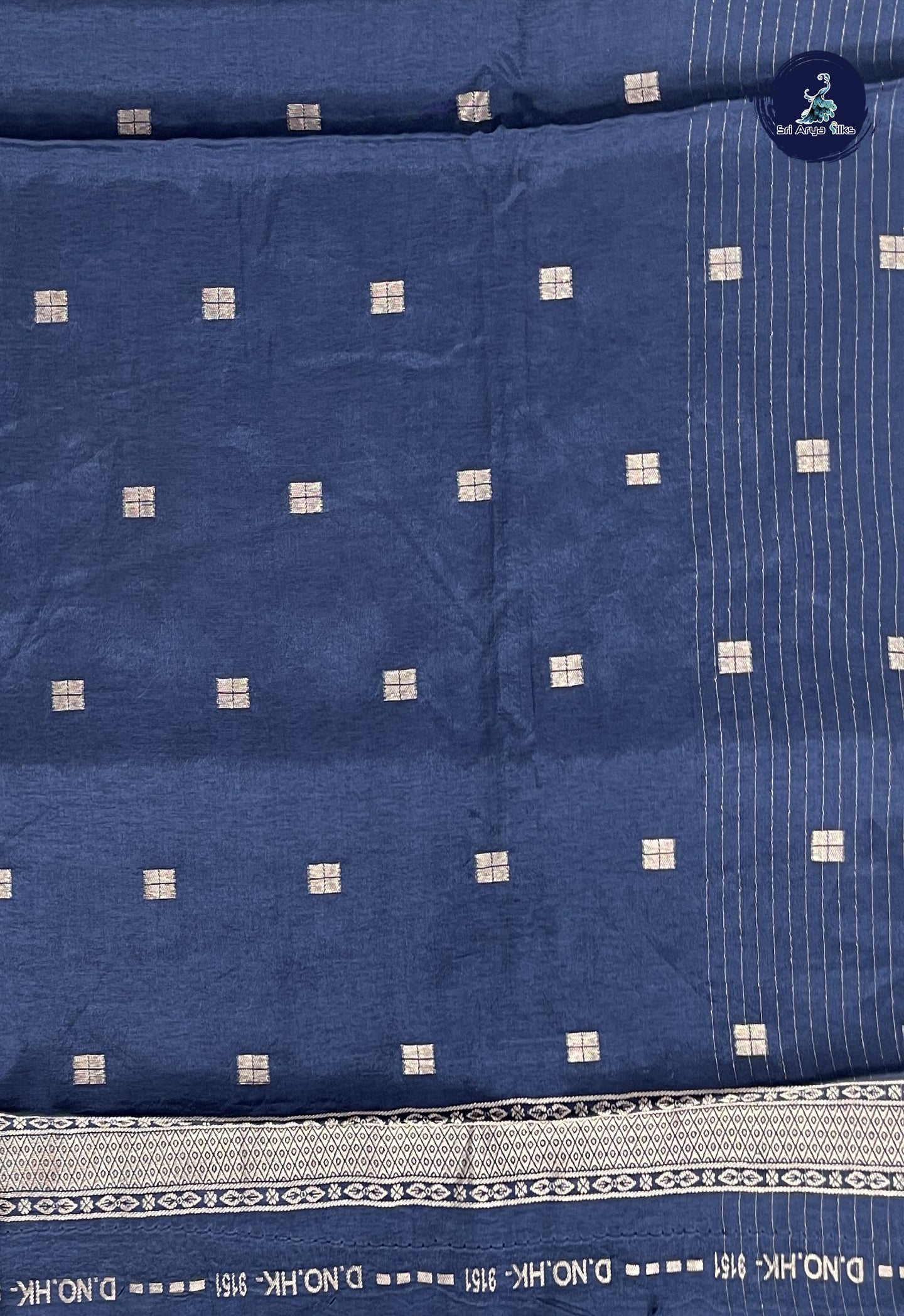 Grey Banarasi Silk Saree With Meenakari Work Pattern
