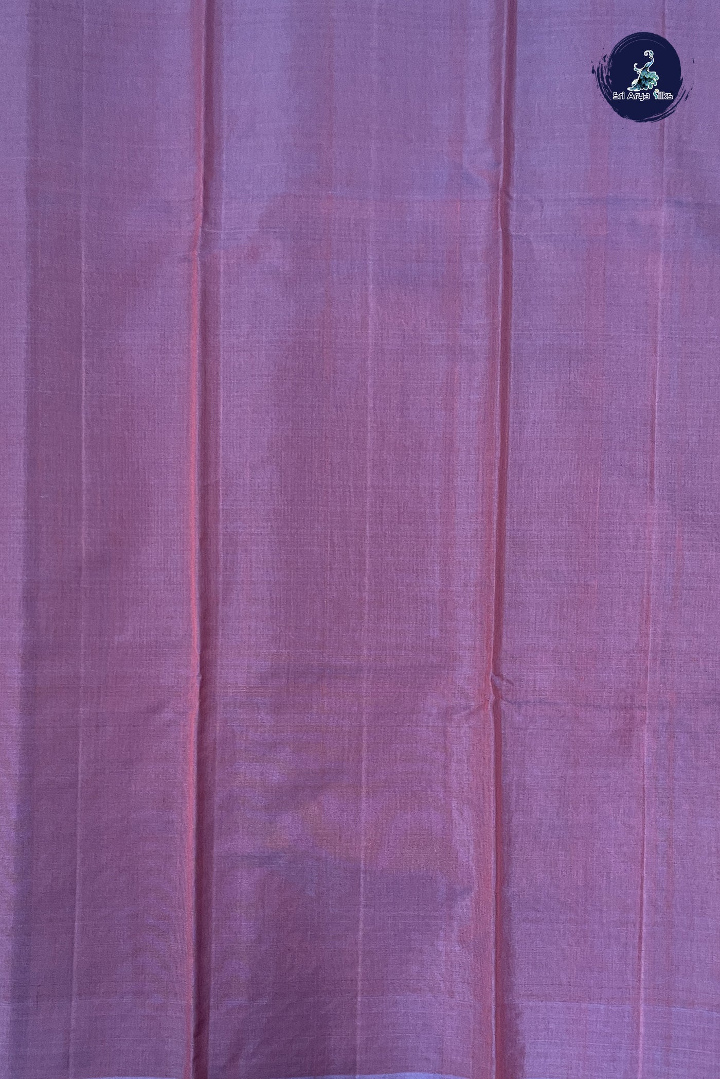 Brown Kora Sico Silk Cotton With Stripes Pattern